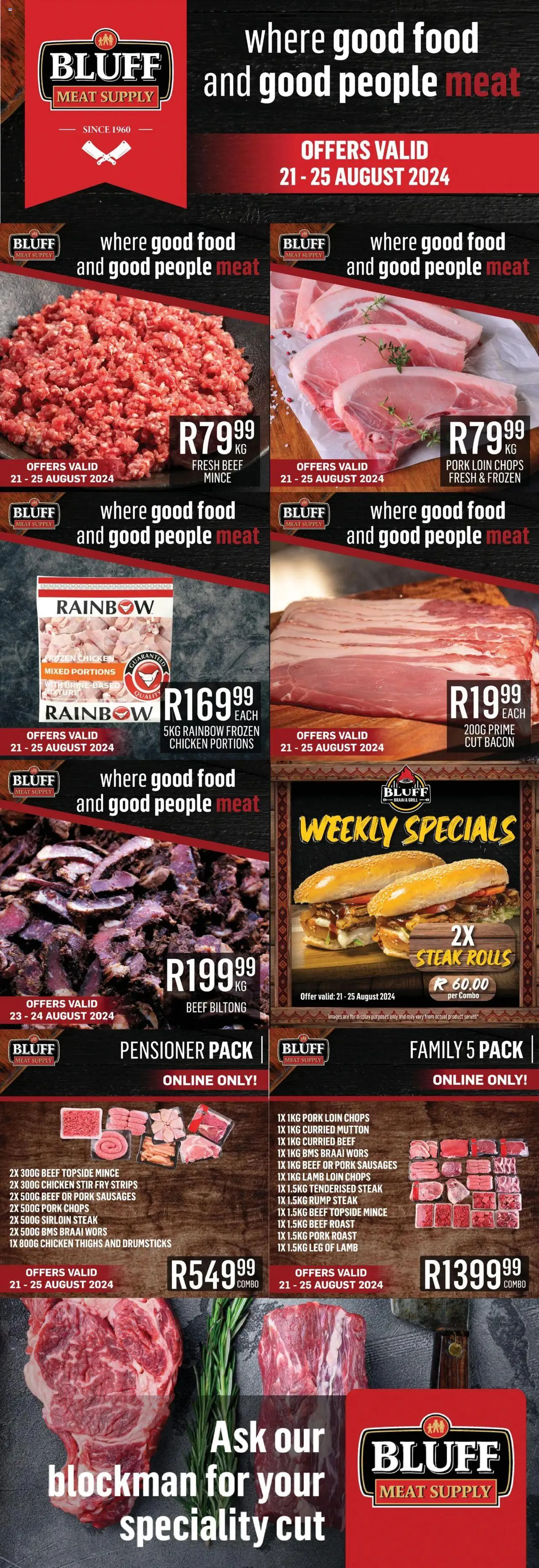 Bluff Meat Supply - Weekly Specials - 0