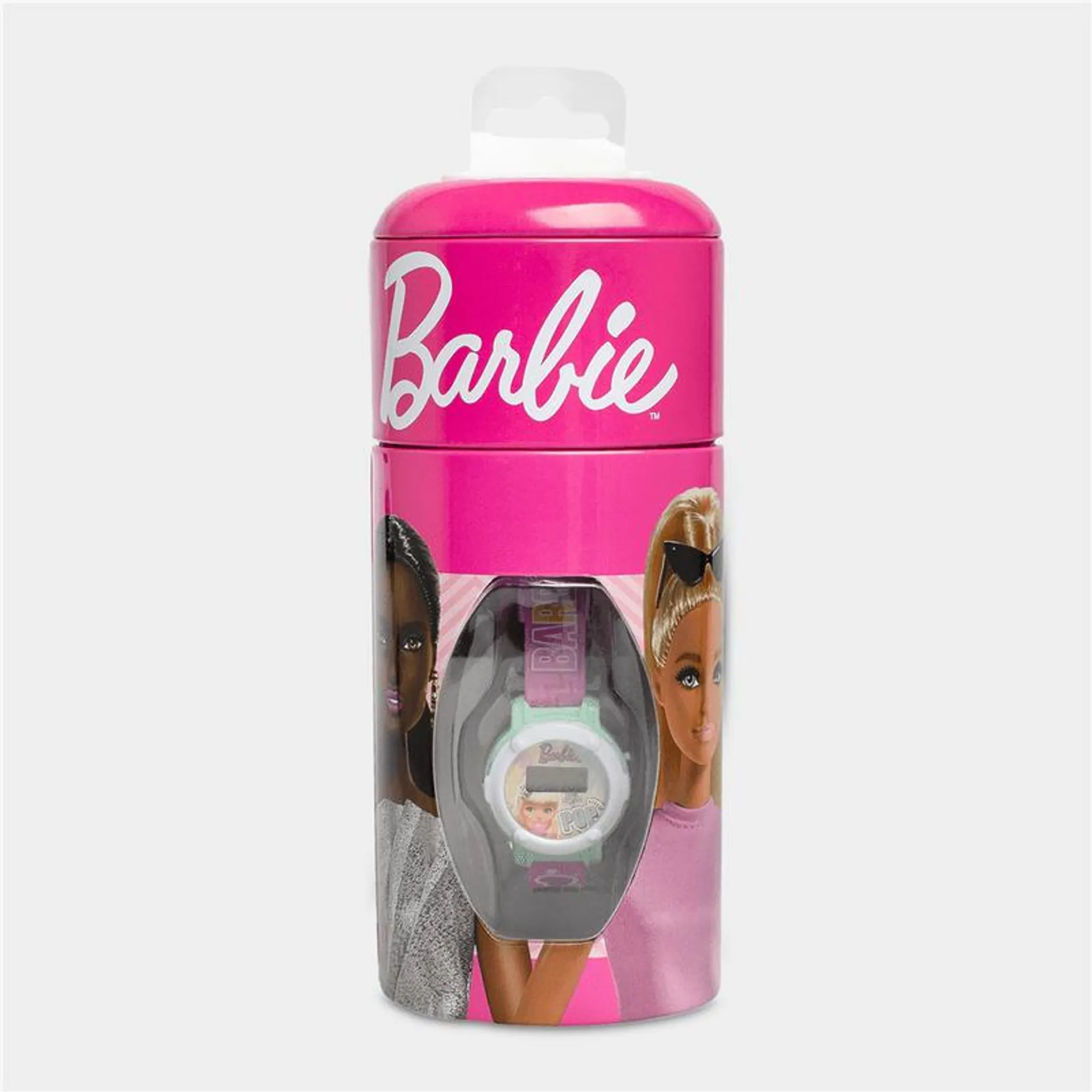 Girl's Character Group Pink Barbie Watch & Tin Set