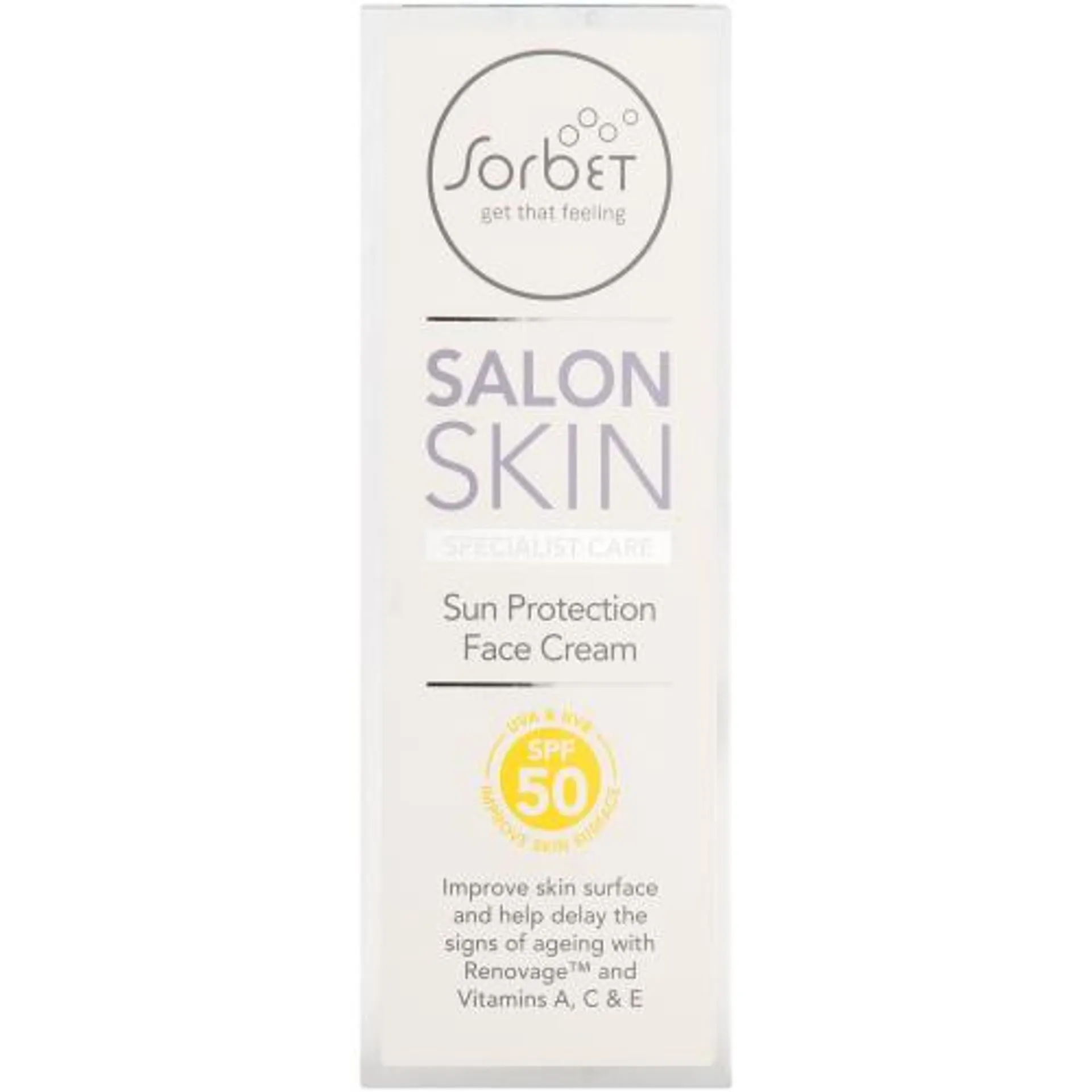 Salon Skin SPF50 Sun Protection Face Cream 50ml