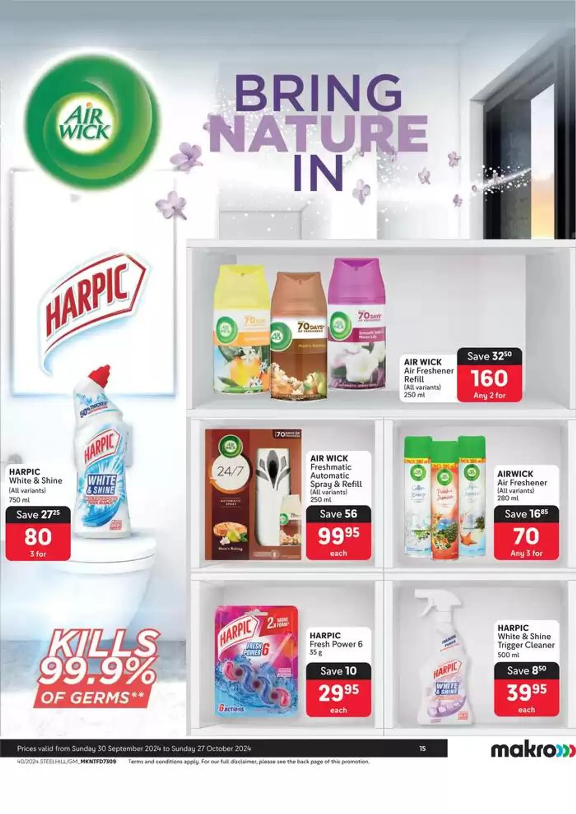 Makro : Homecare Cleaning from 30 September to 27 October 2024 - Catalogue Page 15