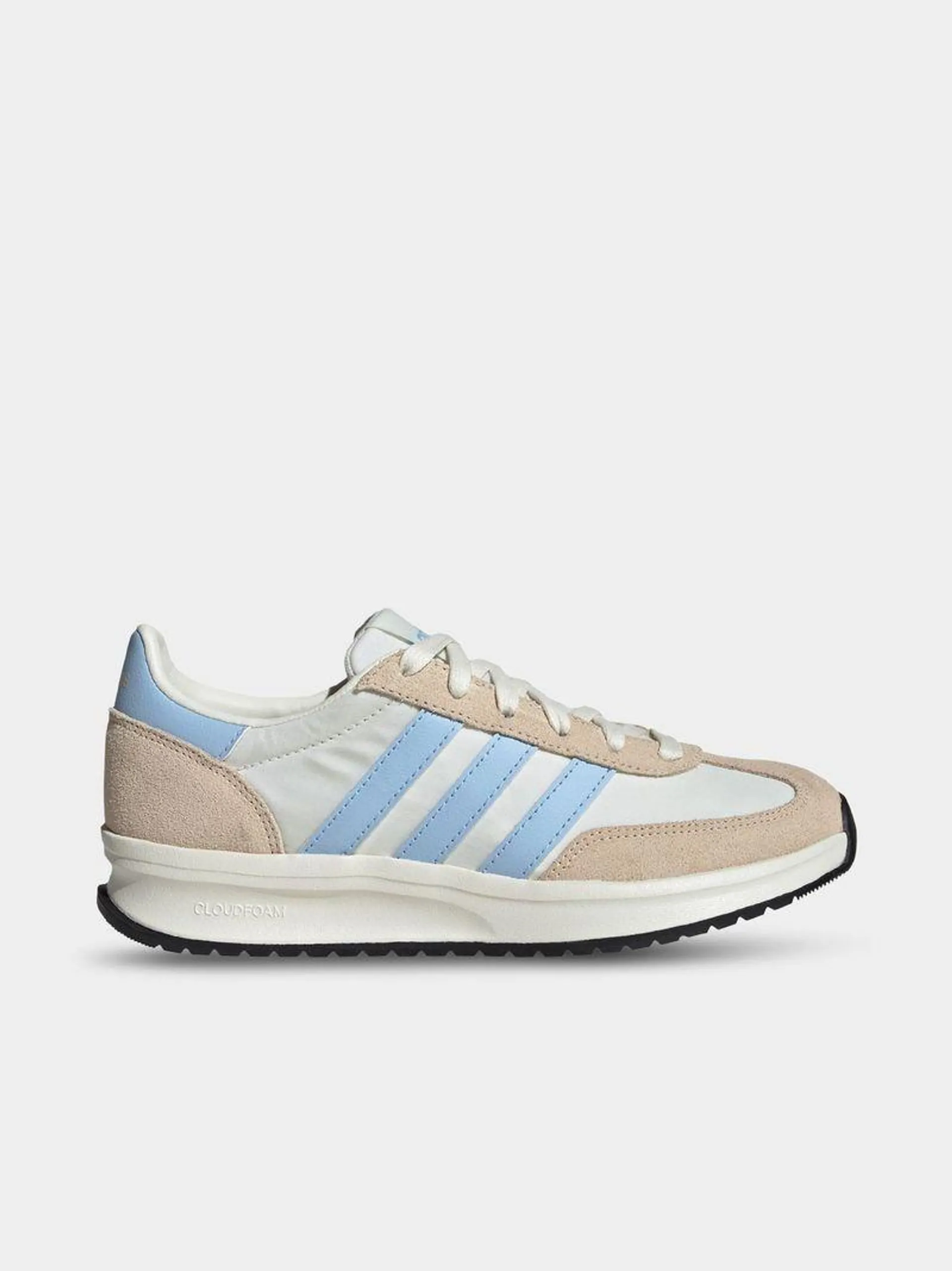 Womens adidas Run 72 Off White/Glow Blue/Ivory Sneakers