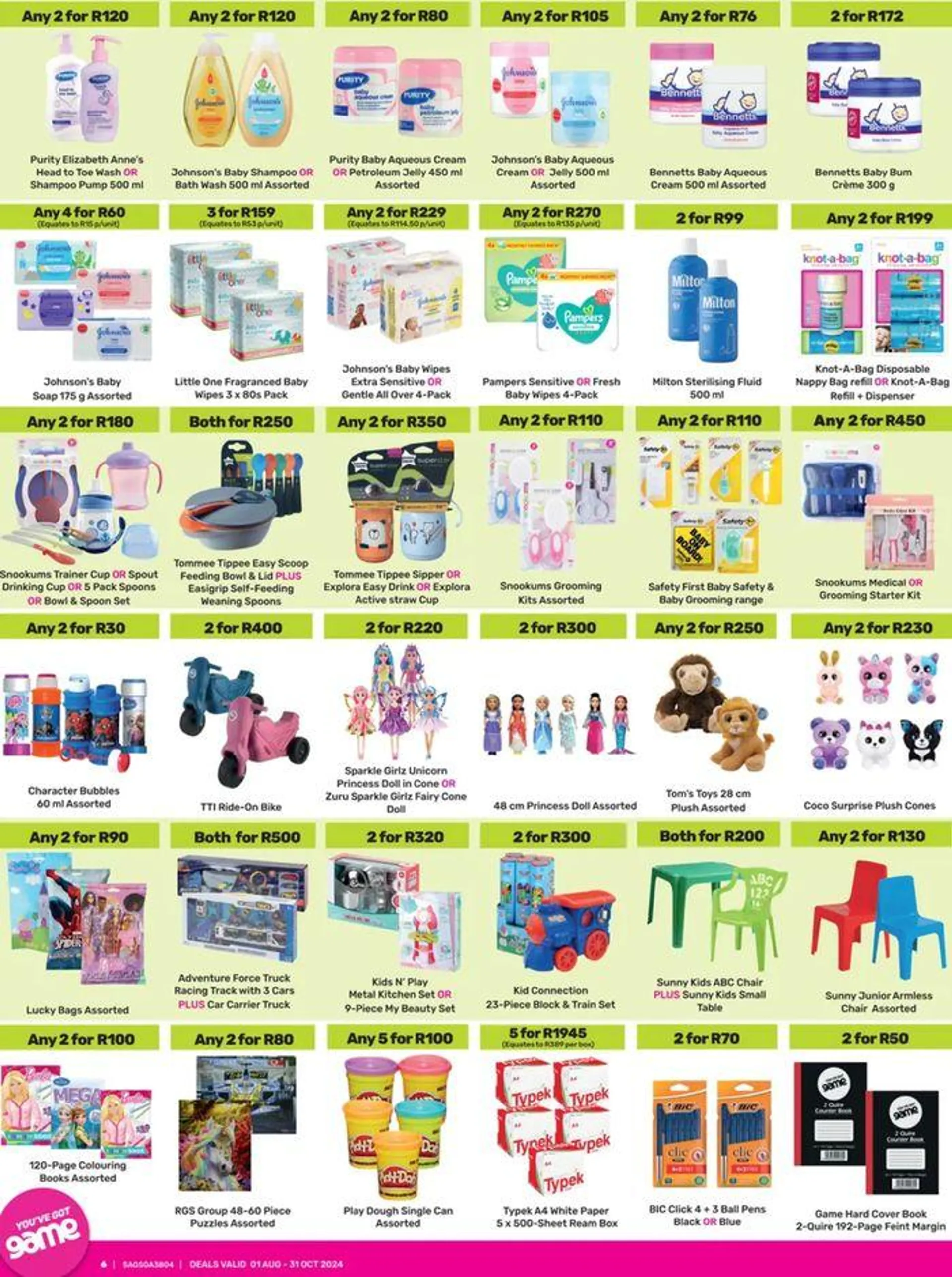 Leaflets Game from 1 August to 31 October 2024 - Catalogue Page 2