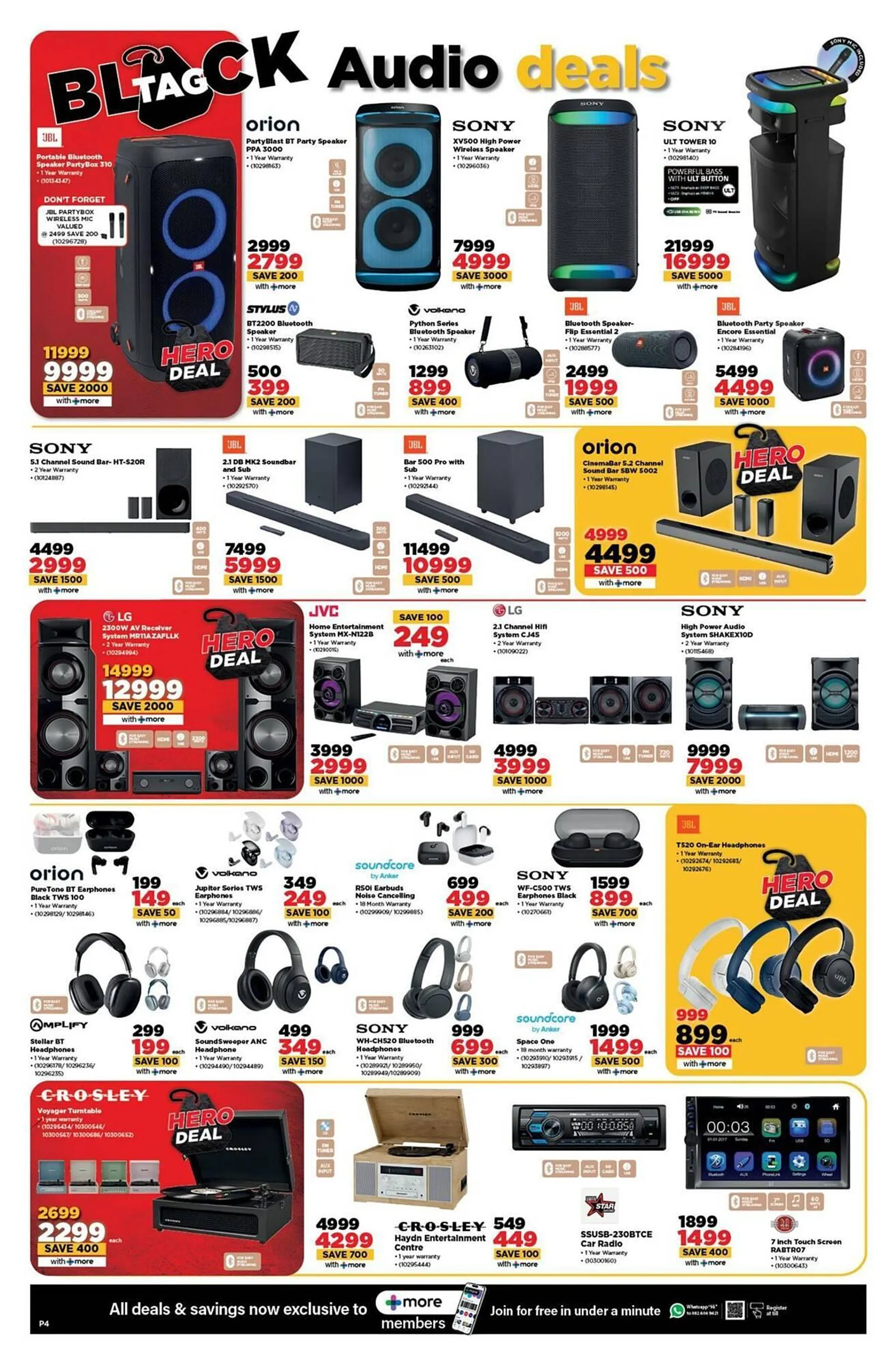 HiFi Corp catalogue from 25 November to 2 December 2024 - Catalogue Page 4