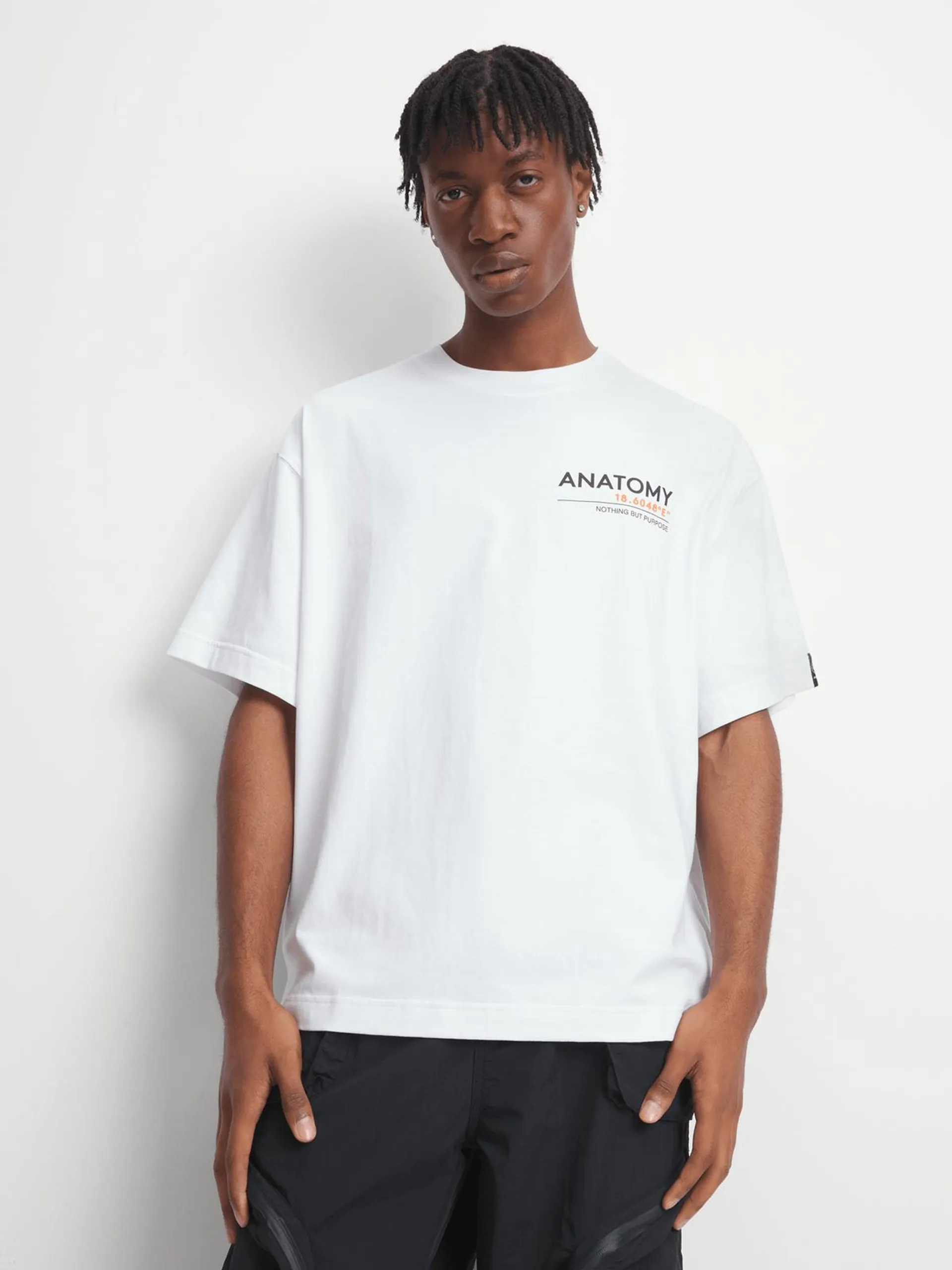 Anatomy Men's Mountain Doodle White T-Shirt