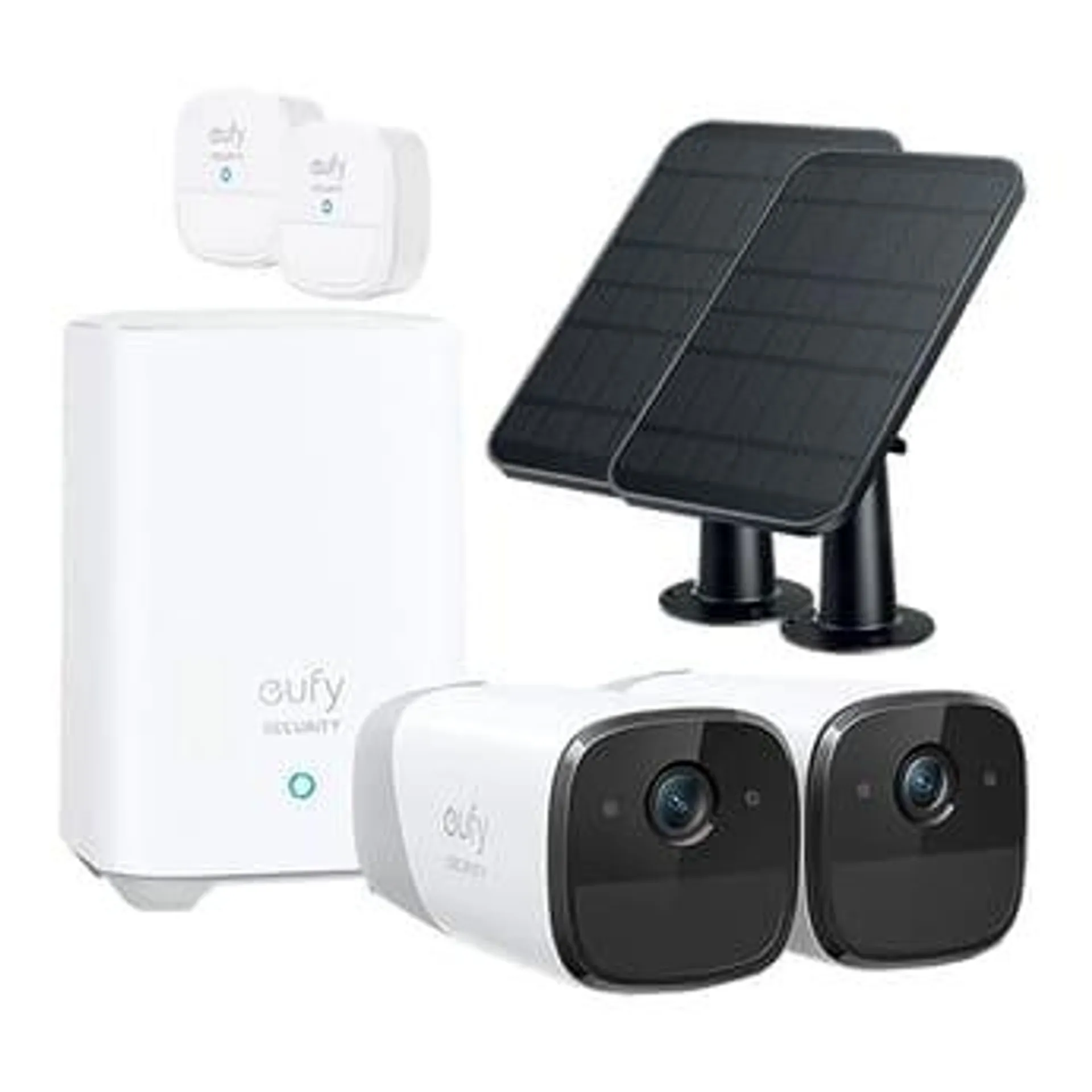 Eufy Cam 2 Pro Kit + 2x Motion Sensor + 2x Solar Panel Charger