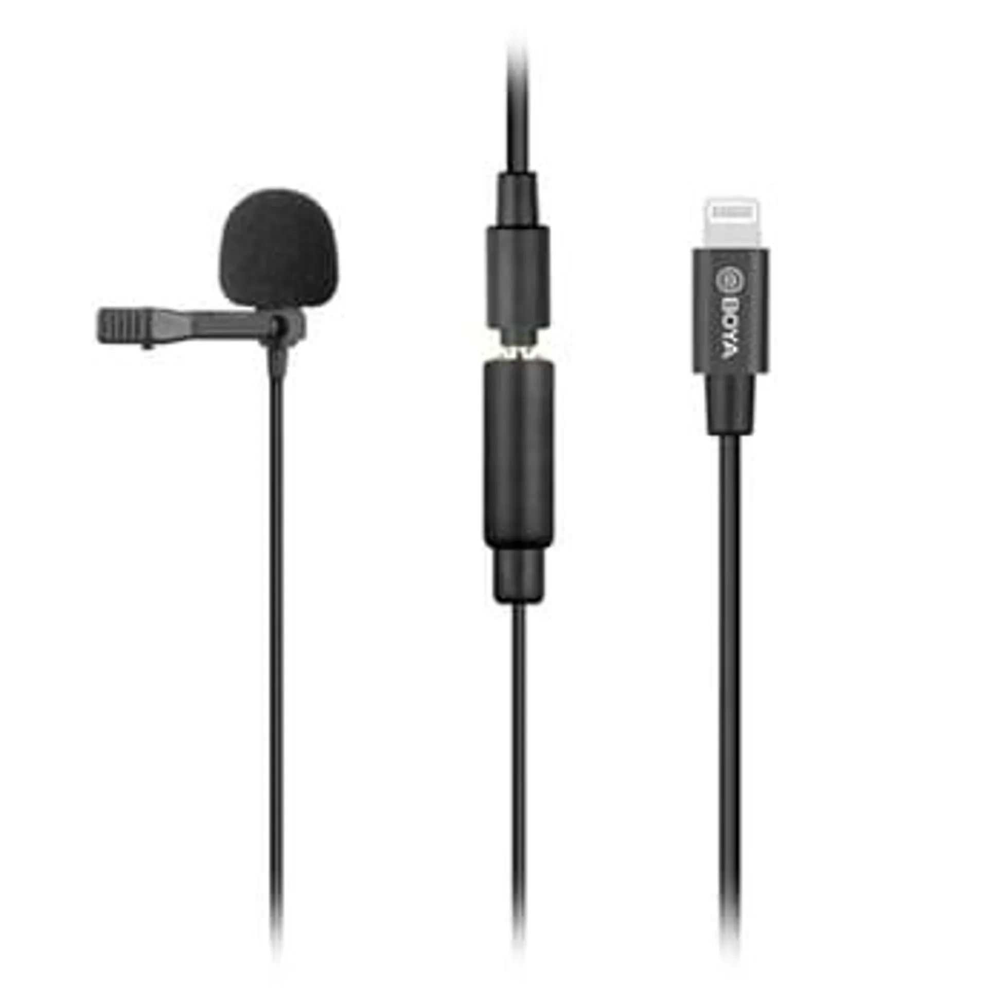 Boya BY-M2 Clip-On Lavalier Microphone with Lightning Connection