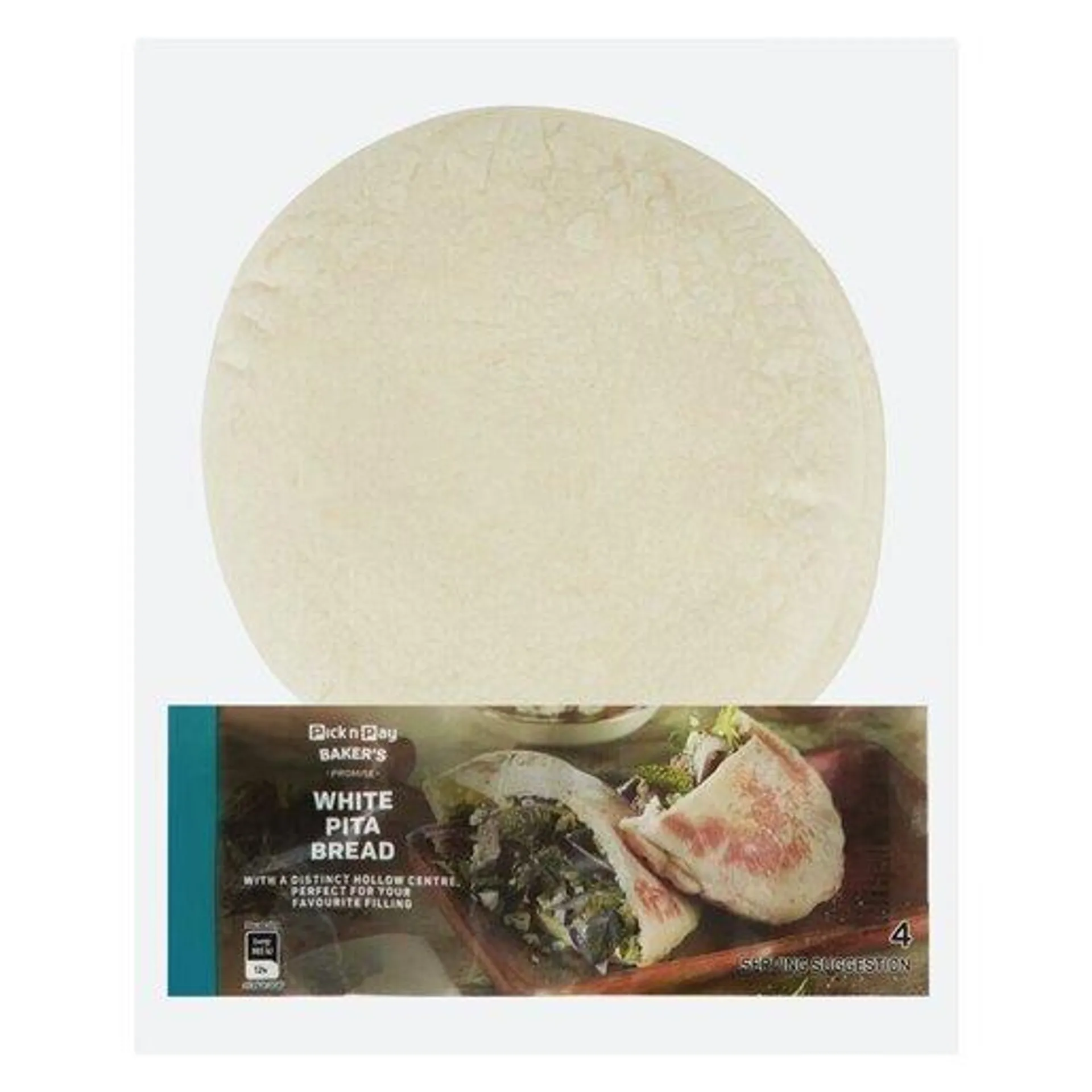 PnP White Pita Bread 4 Pack