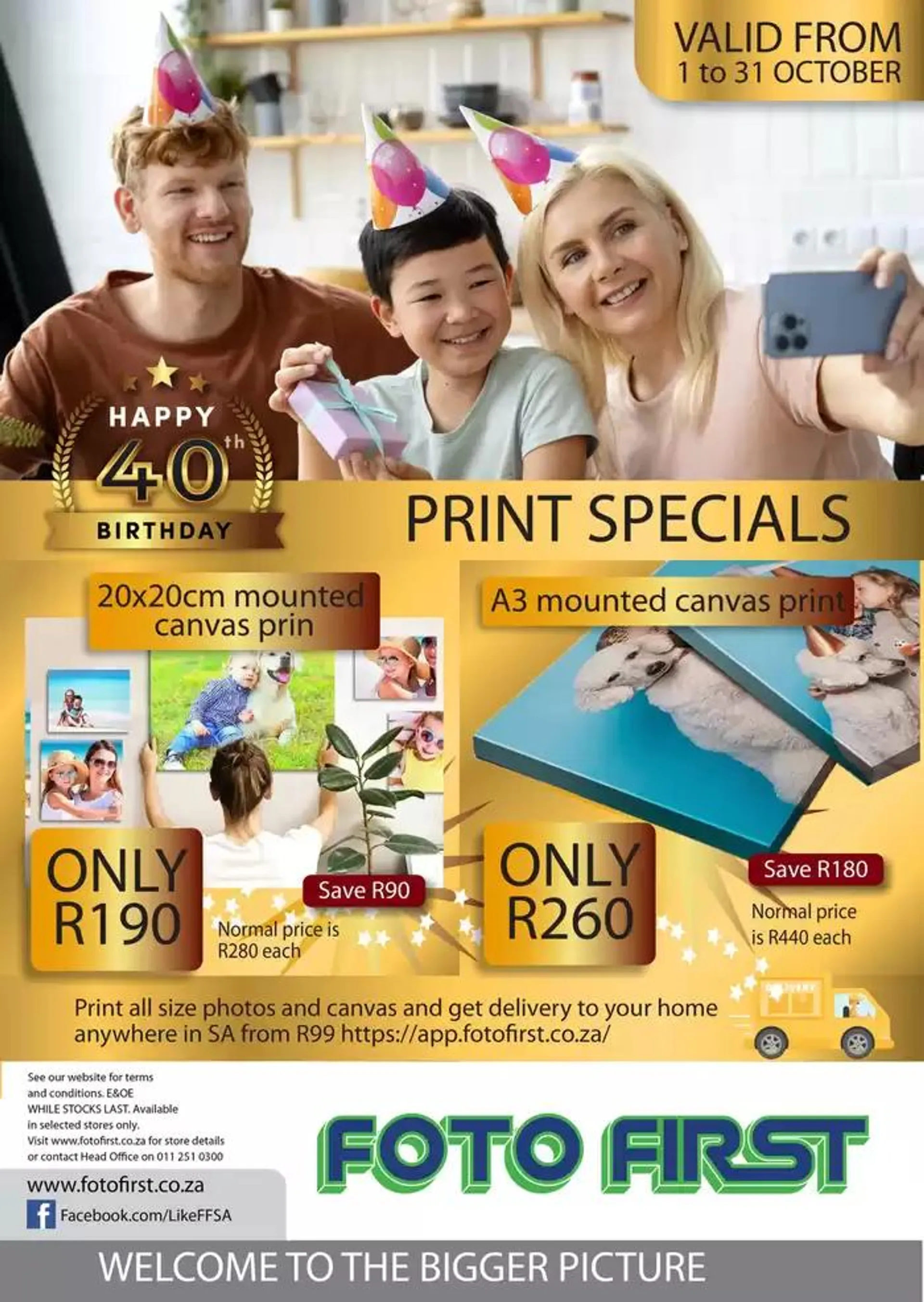 Celebrating 40 years of capturing your best moments with PRINT SPECIALS from 1 October to 31 October 2024 - Catalogue Page 7