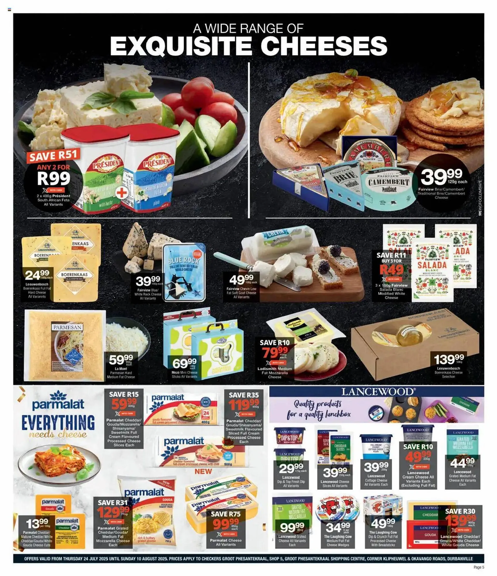 Checkers catalogue from 24 July to 10 August 2025 - Catalogue Page 1