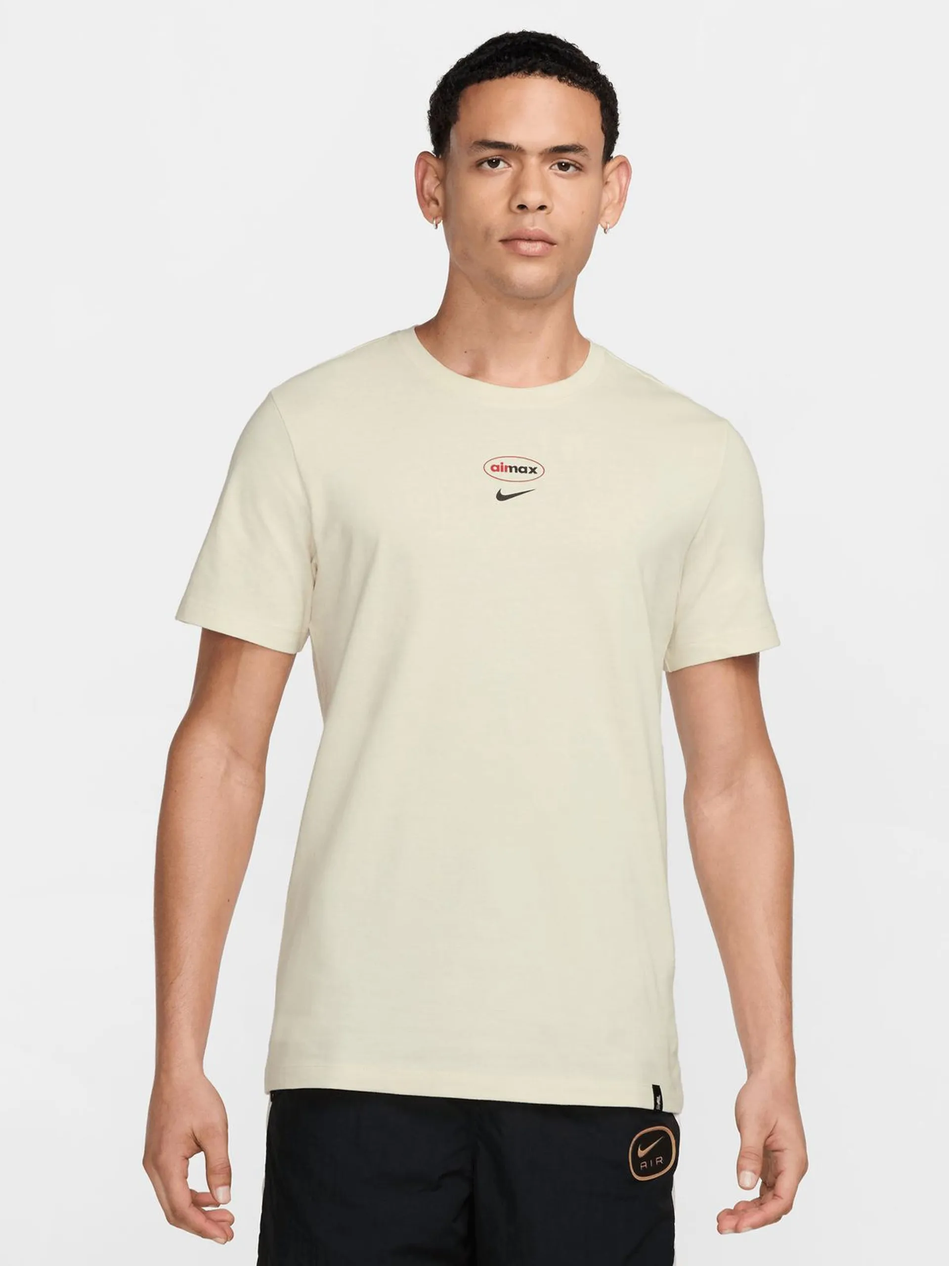 Nike Mens Liverpool FC Air Max Back Print Beige Tee