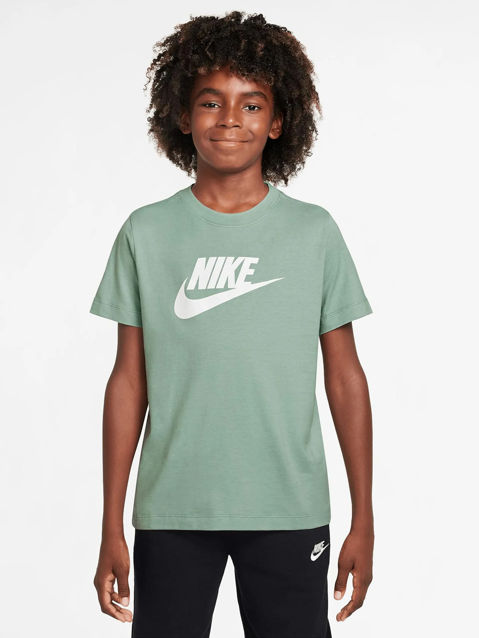 Nike Unisex Youth Sportswear Futura Green T-Shirt