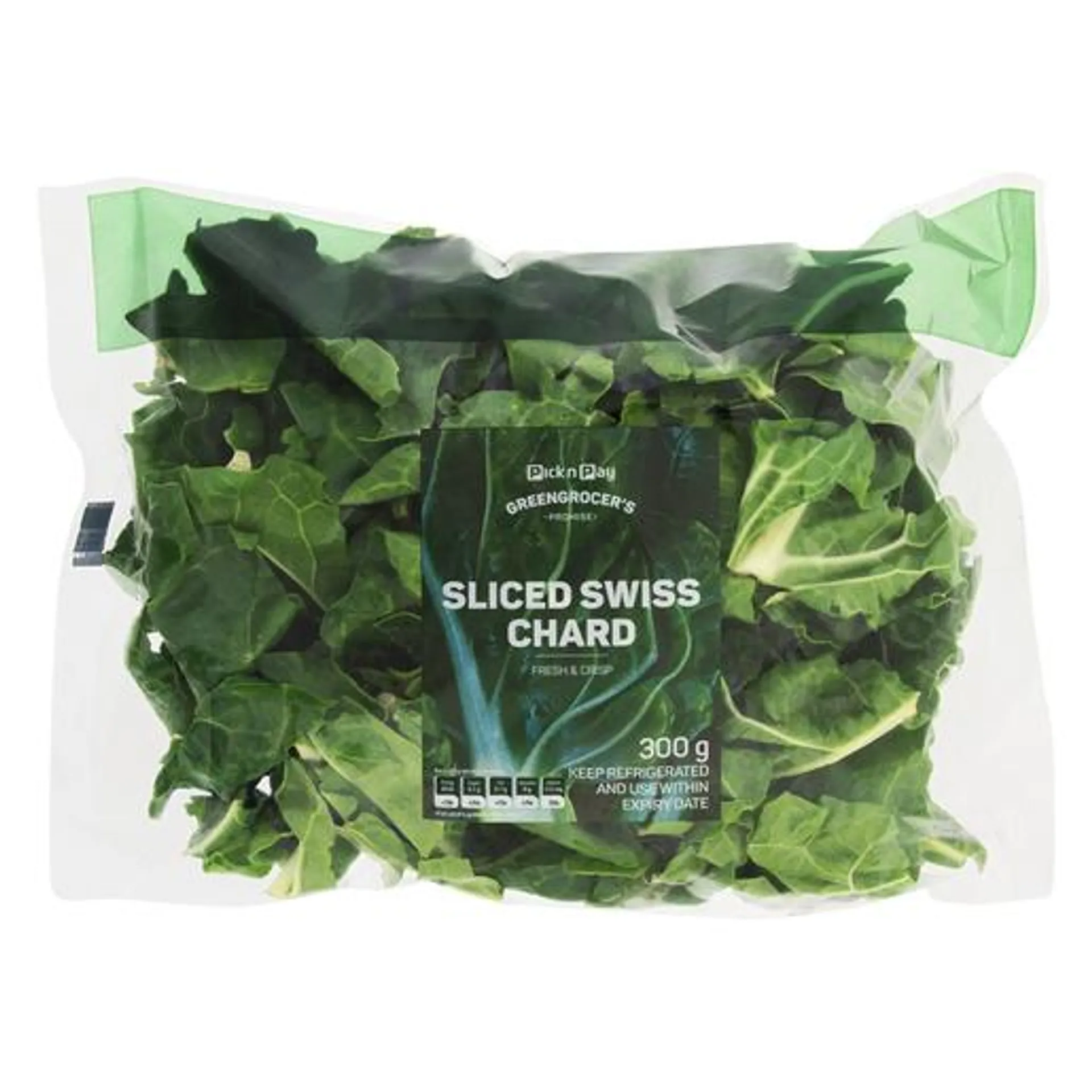 PnP Sliced Swiss Chard 300g