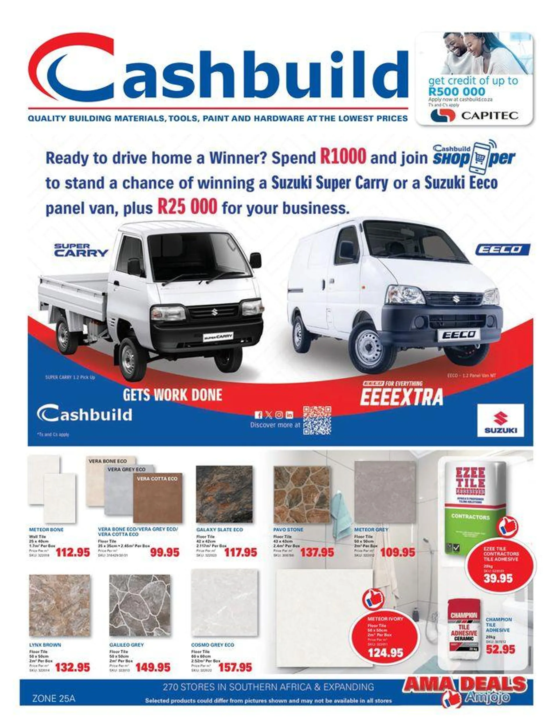 Cashbuild weekly specials from 17 July to 18 August 2024 - Catalogue Page 1