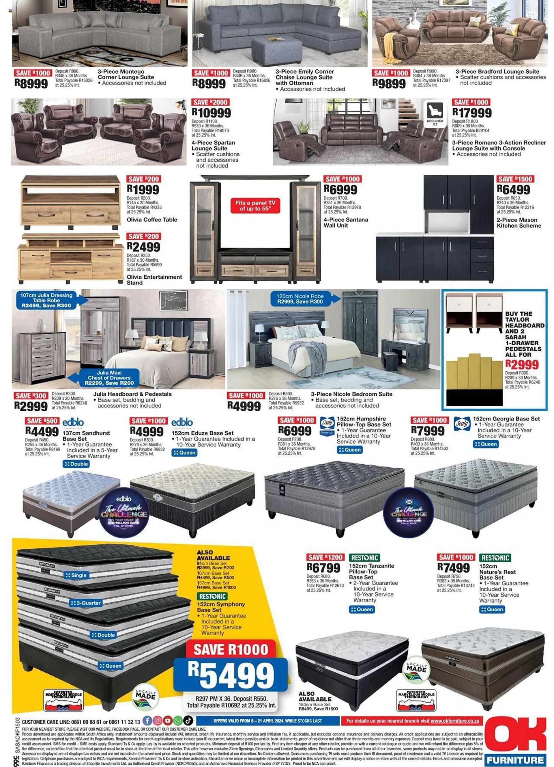 OK Furniture catalogue - 8 April 21 April 2024 - Page 4