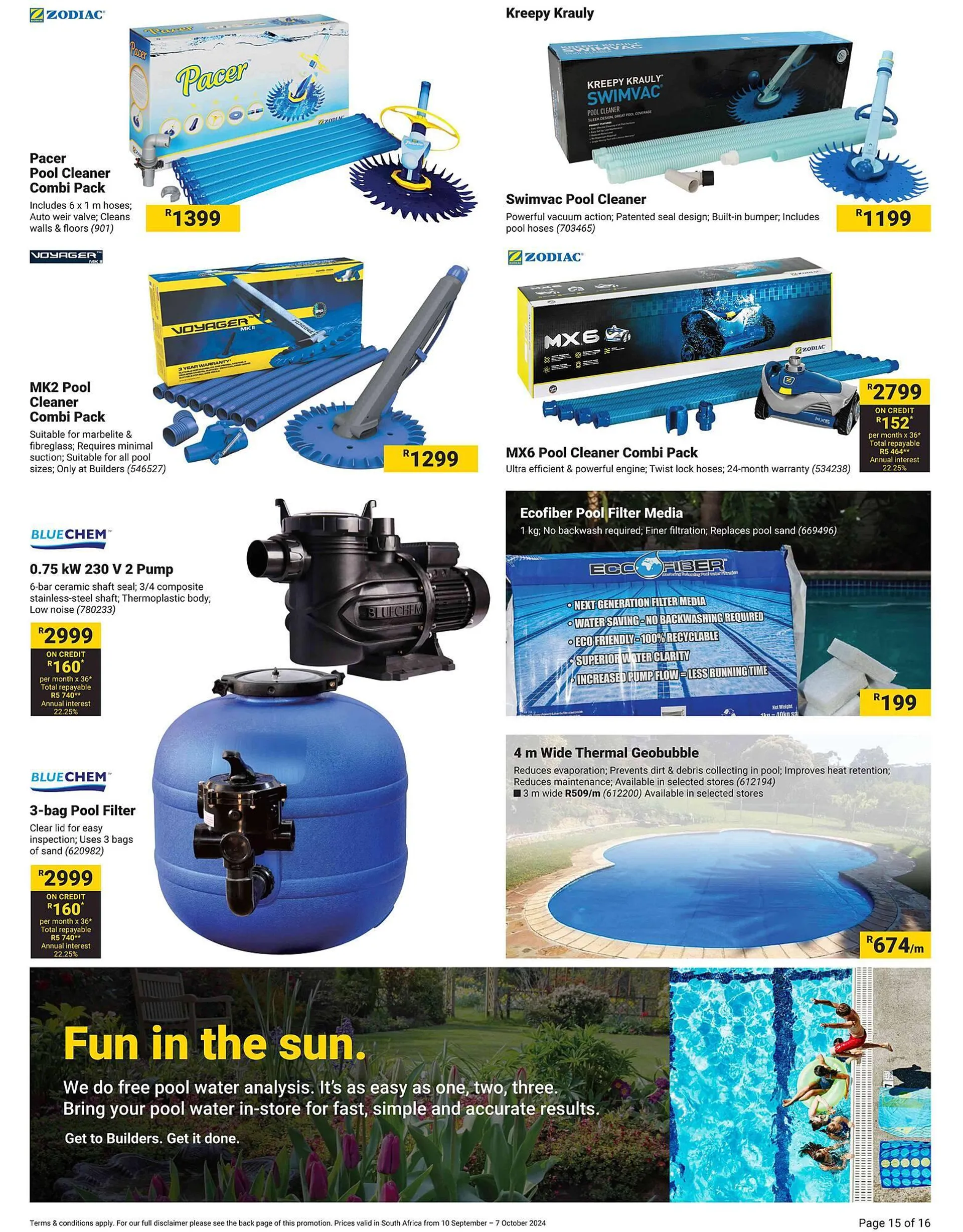 Builders Warehouse catalogue from 10 September to 7 October 2024 - Catalogue Page 15