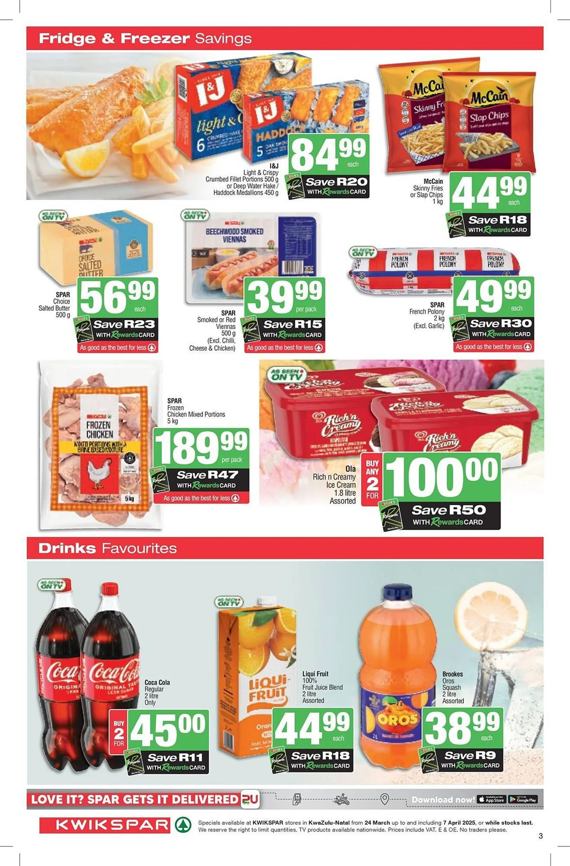 KwikSpar catalogue from 24 March to 21 April 2025 - Catalogue Page 1