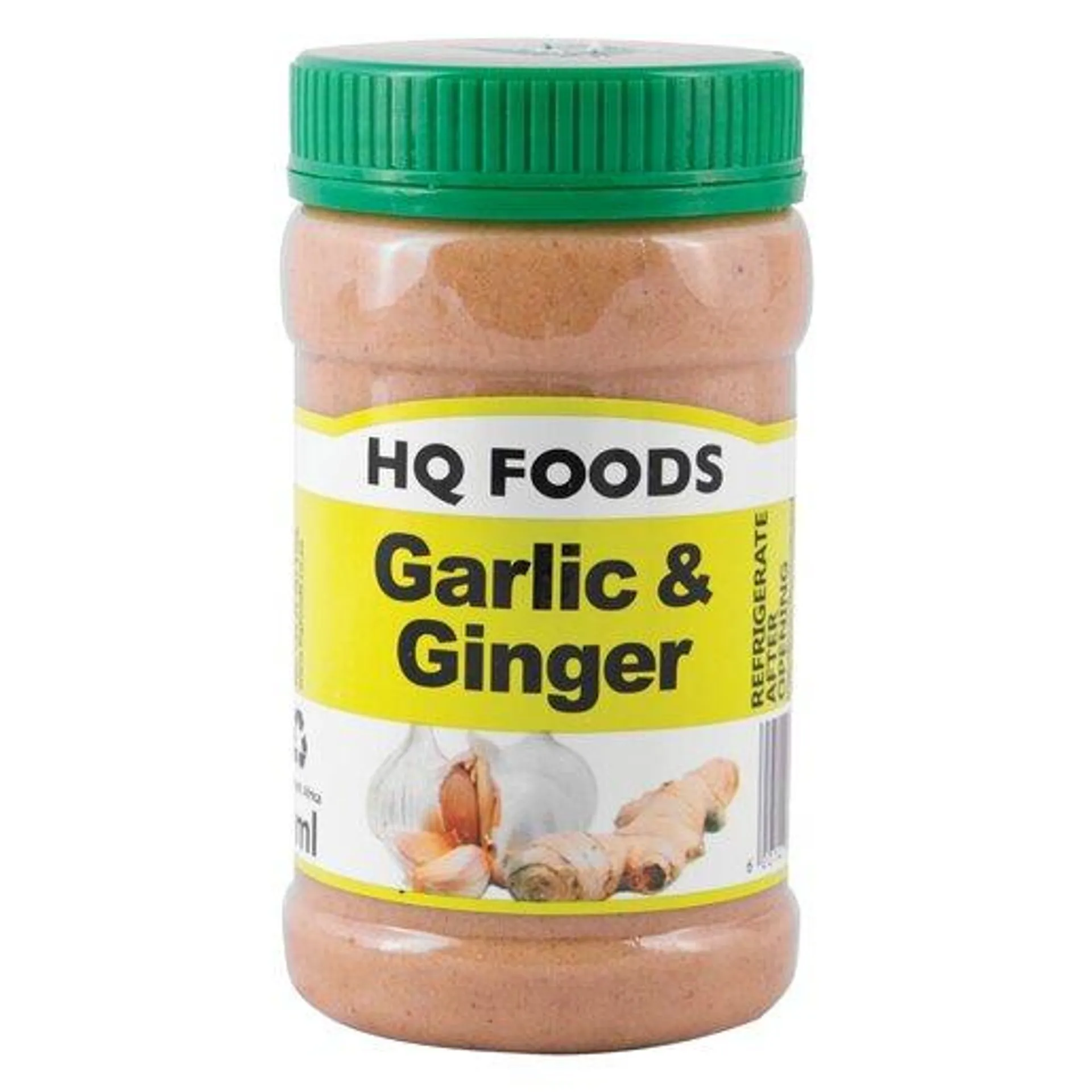 Hq Foods Pure Garlic & Ginger 375ml