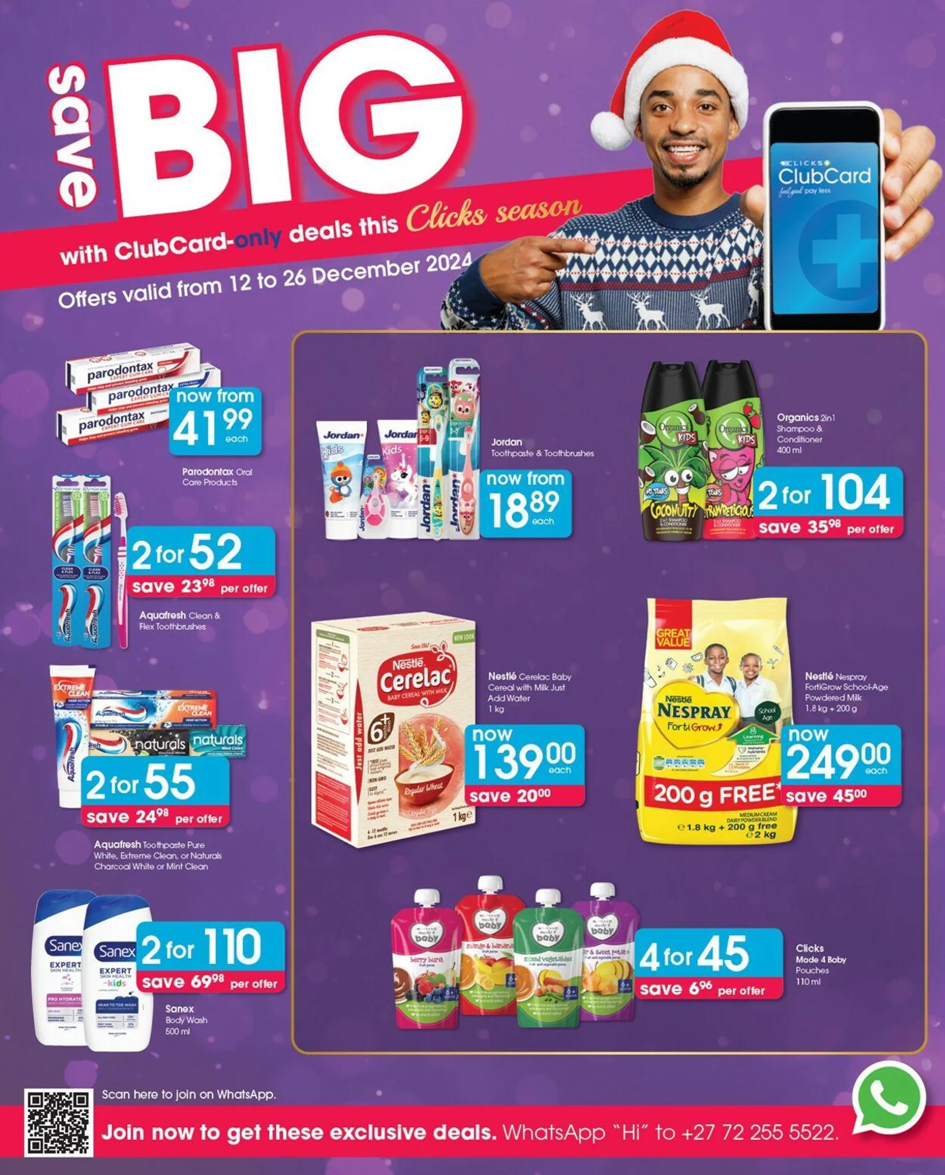 Clicks Current catalogue from 22 January to 5 February 2025 - Catalogue Page 1