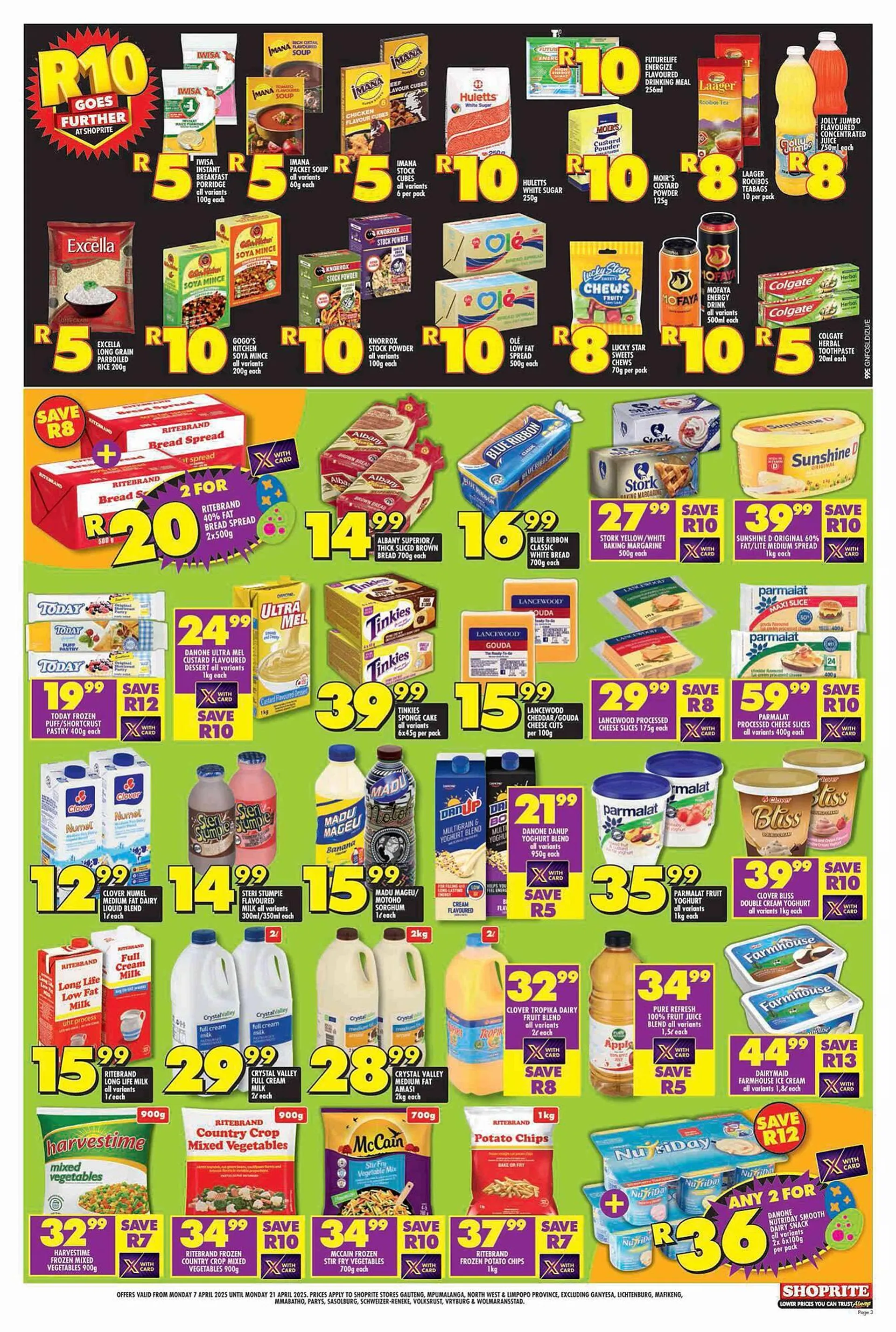 Shoprite catalogue from 7 April to 21 April 2025 - Catalogue Page 1
