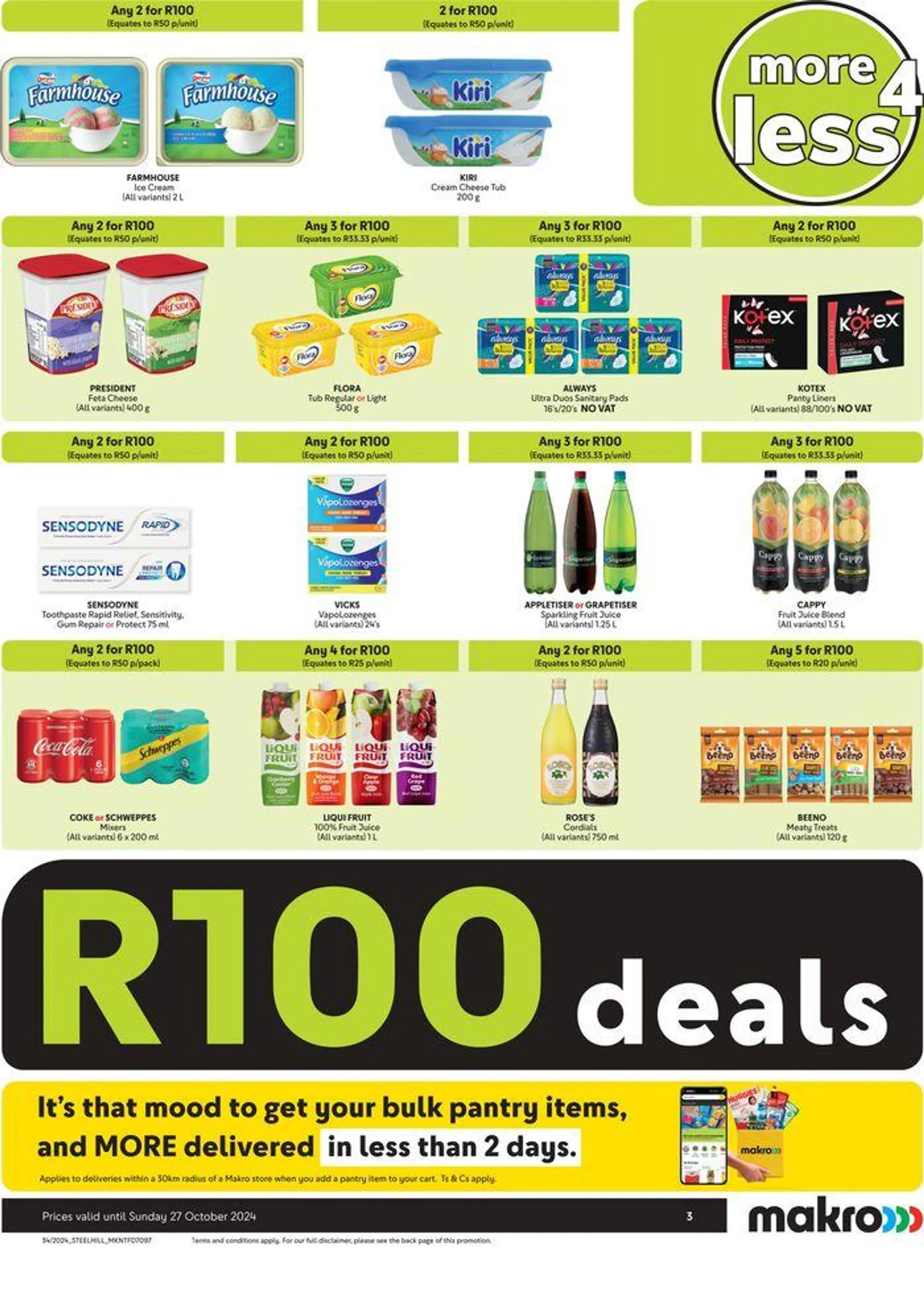 Makro : More 4 Less from 19 August to 27 October 2024 - Catalogue Page 3