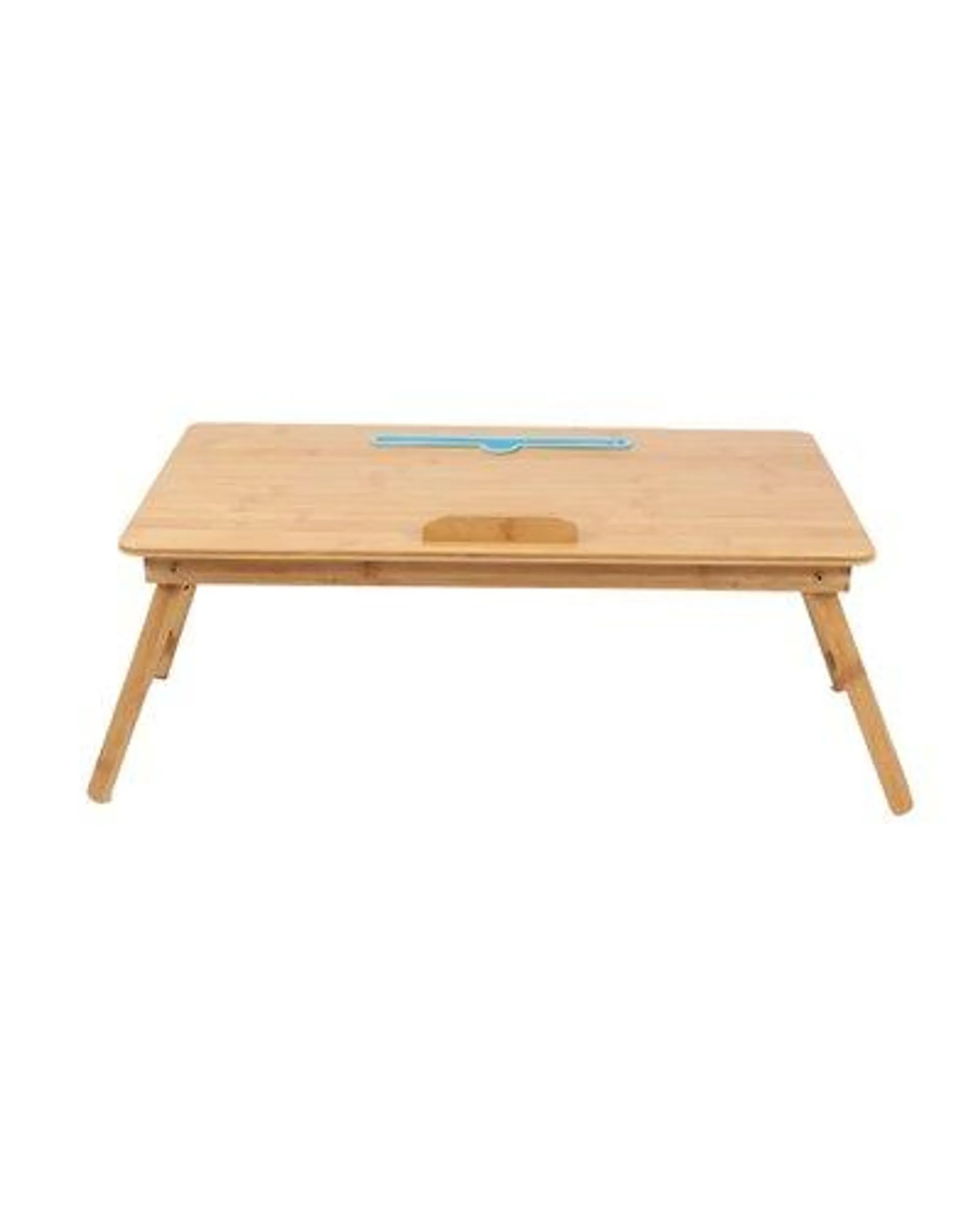 Docking Edition Multi-Functional Sit/Stand Bamboo Laptop Table (Blue)(Large) - College Originals