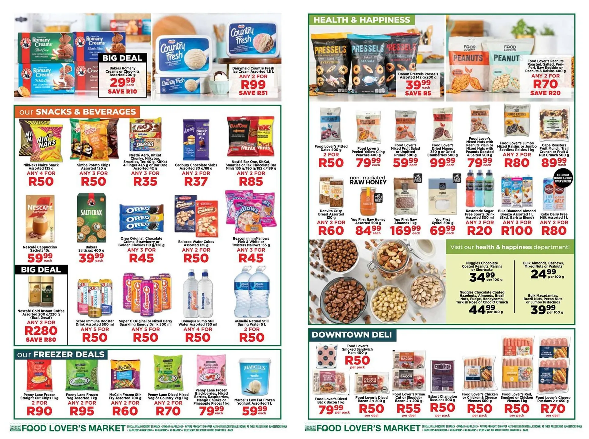 Food Lover's Market catalogue from 31 March to 6 April 2025 - Catalogue Page 1