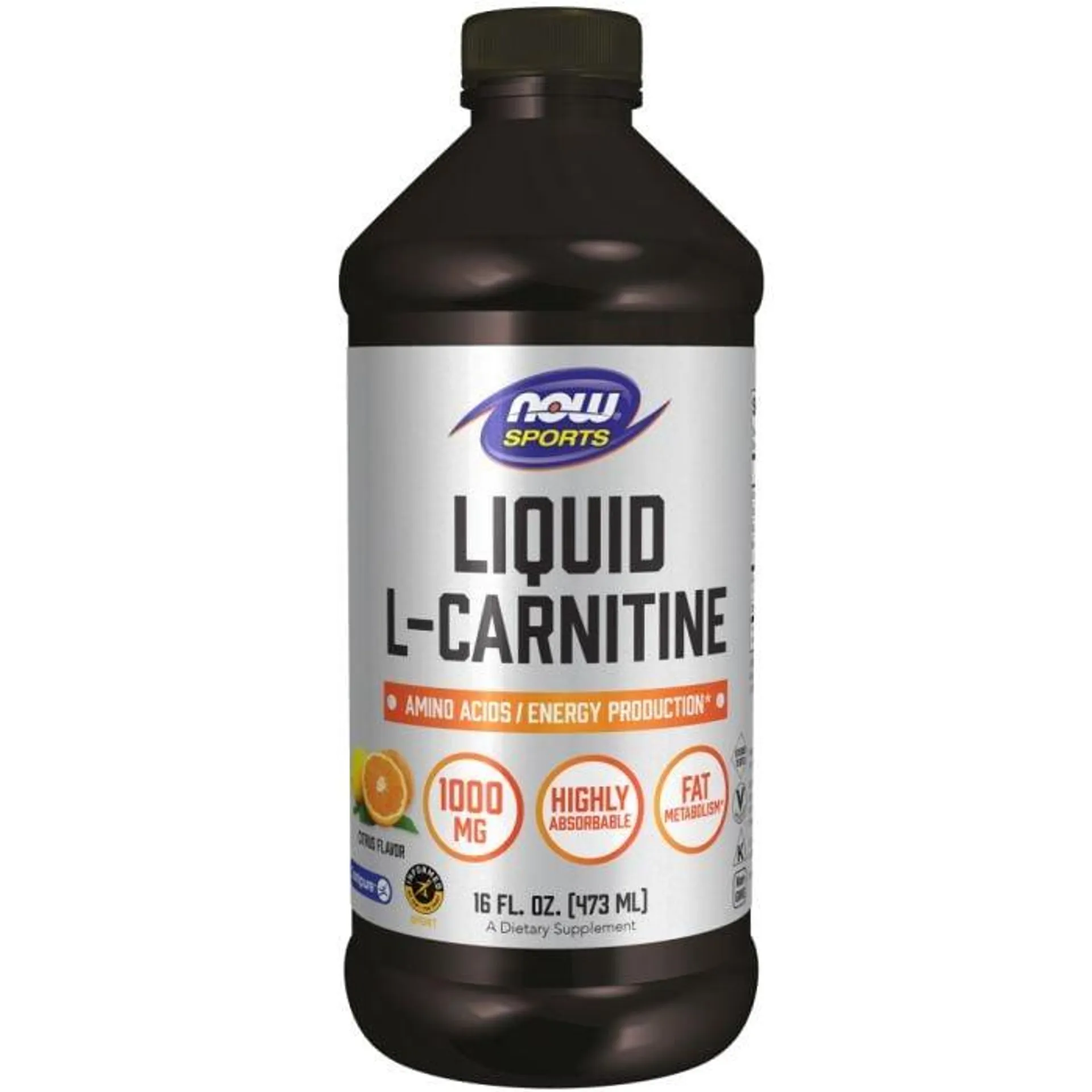 NOW - L-Carnitine 1000mg Citrus 473ml