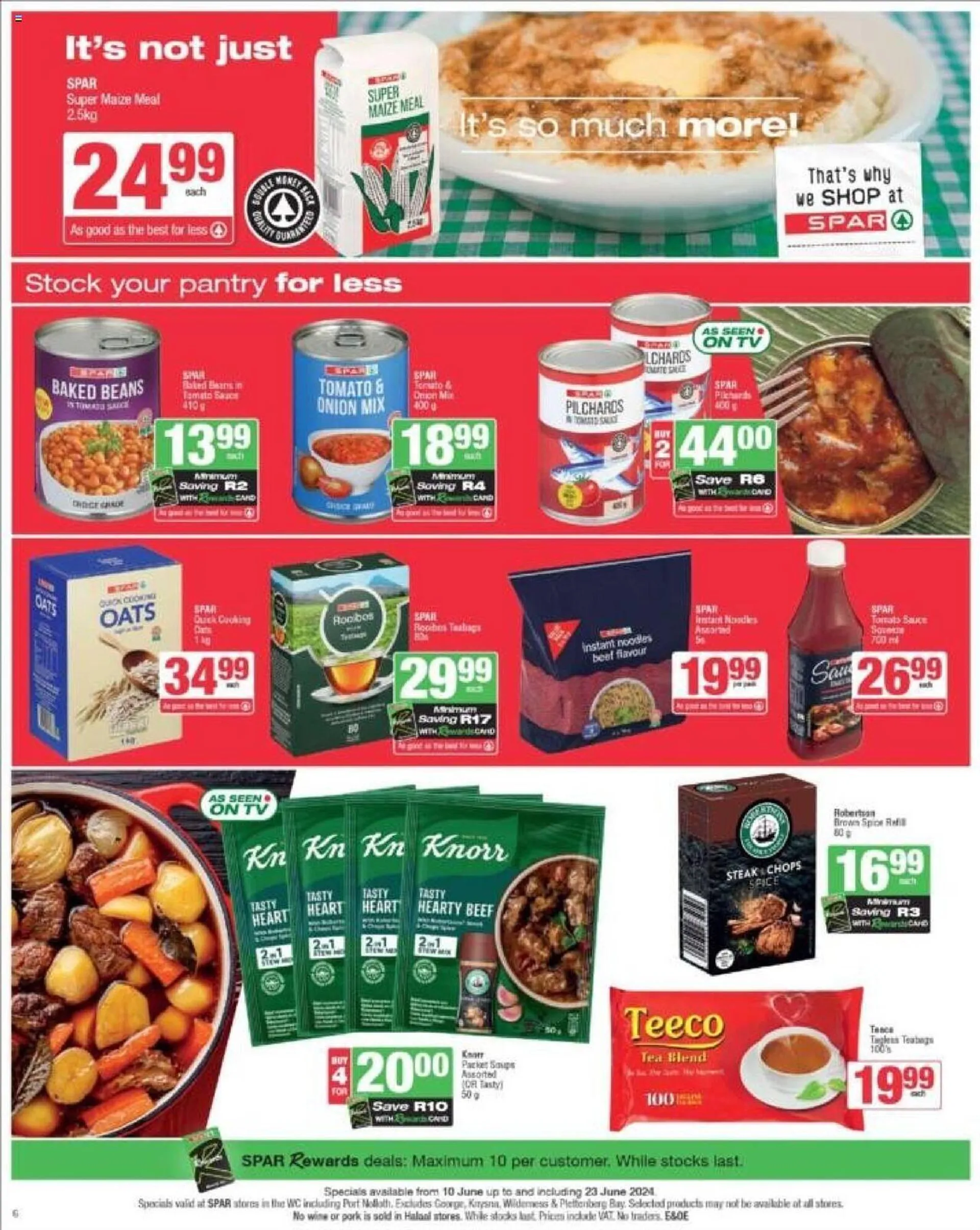 Spar catalogue from 10 June to 23 June 2024 - Catalogue Page 6