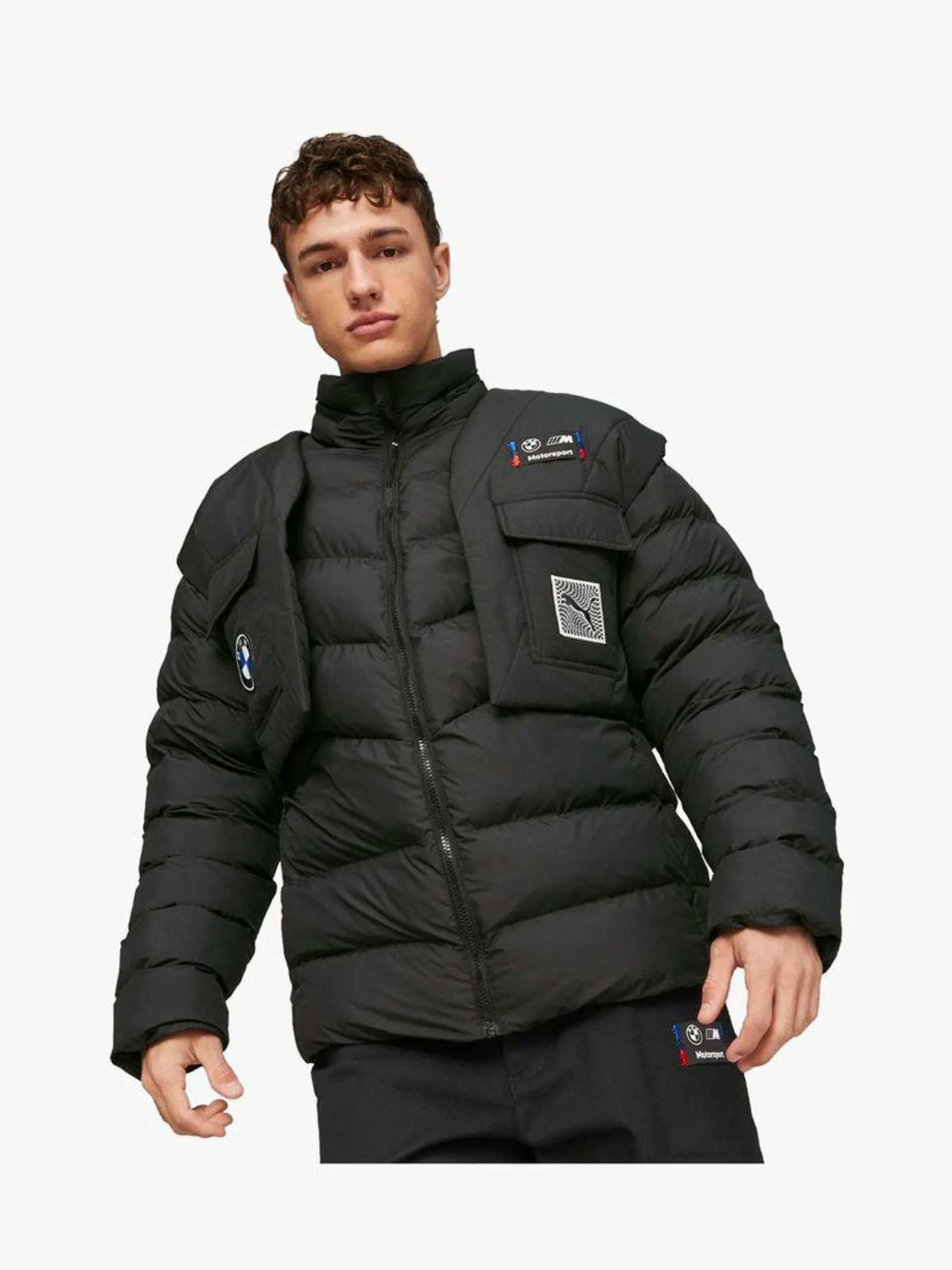 Puma Men's BMW Motorsport Black Puffer Jacket