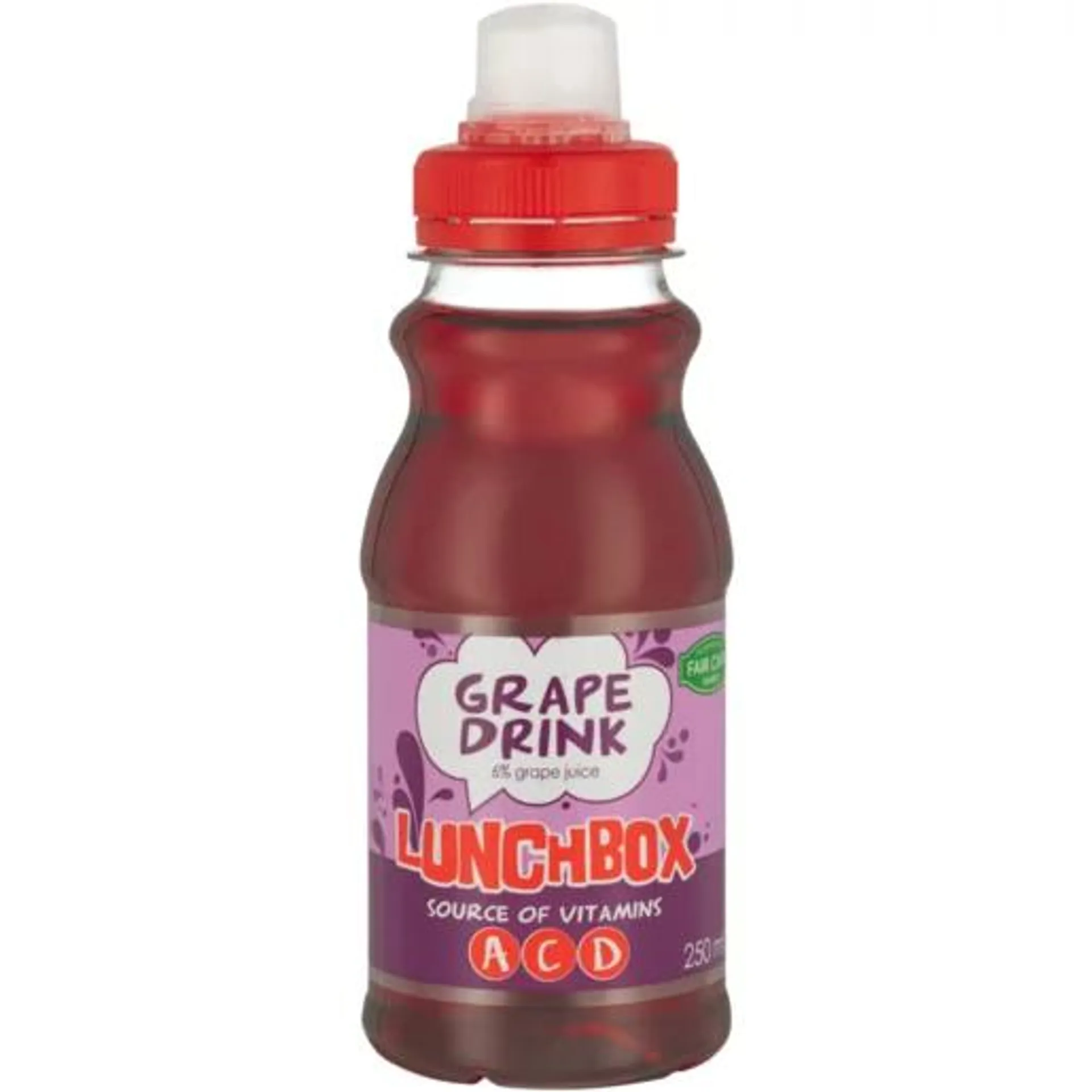 Fair Cape Dairies Lunchbox Grape Drink 250ml