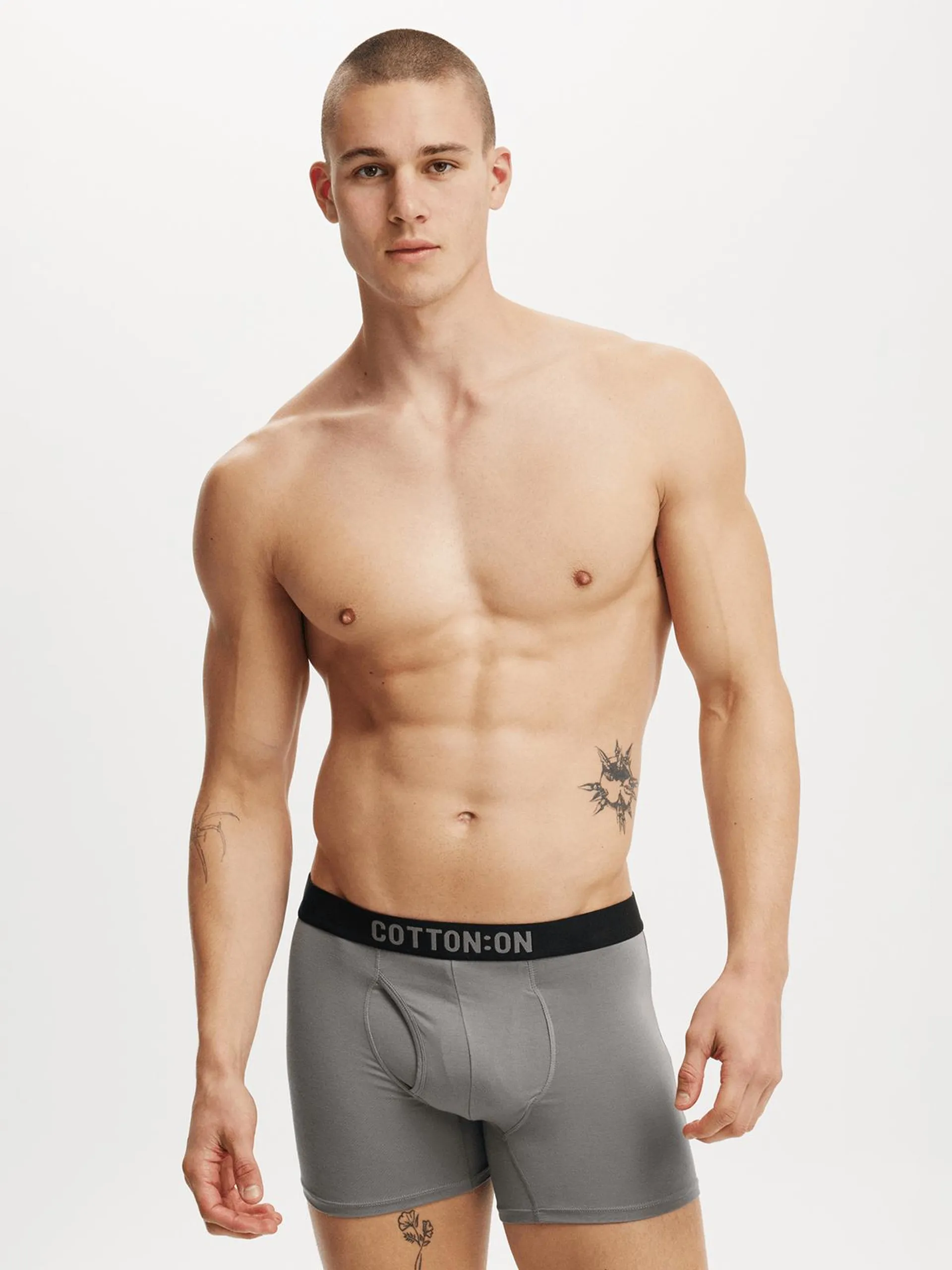 Men's Cotton On Grey Bamboo Trunks