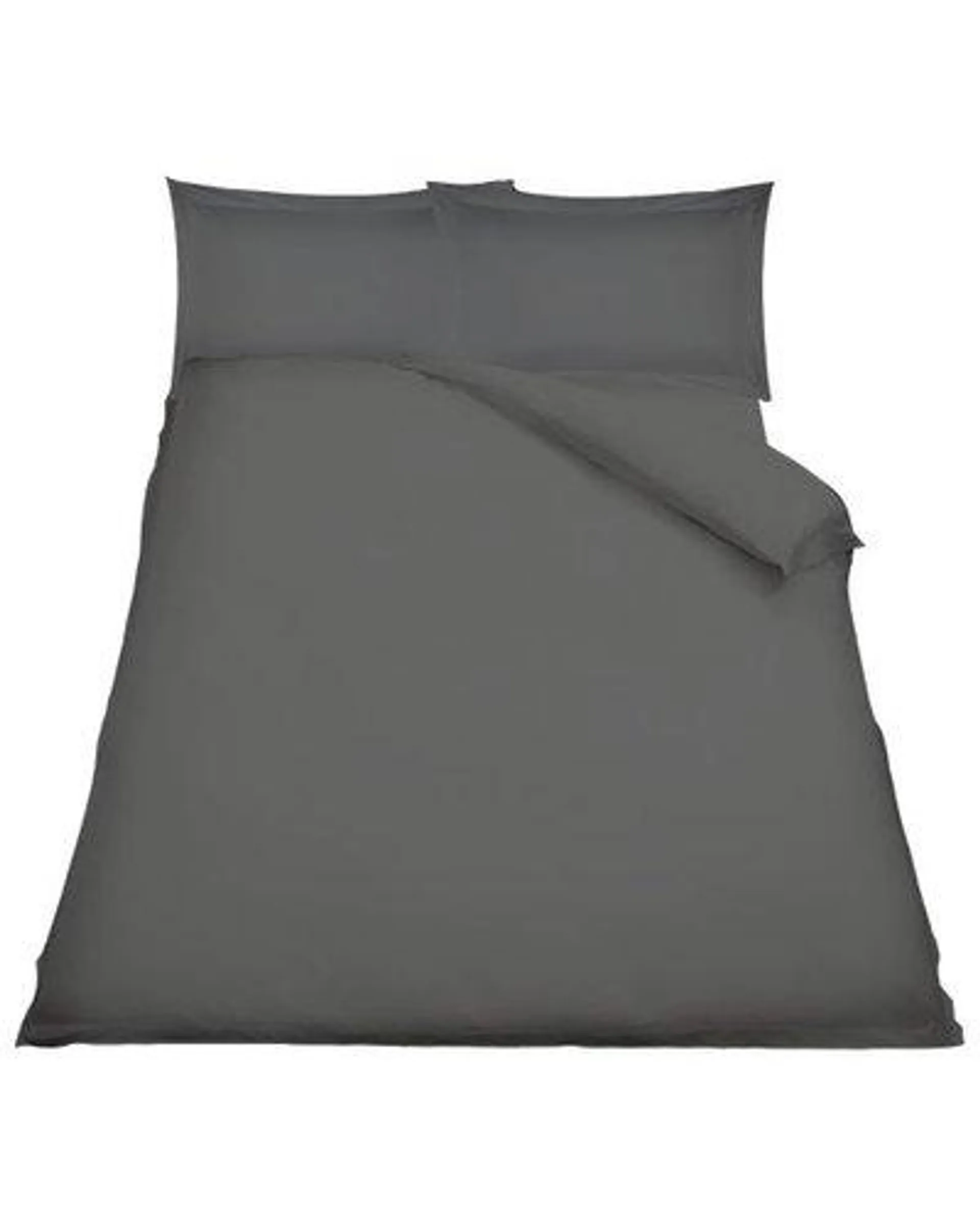 Simon Baker Oxford Egyptian Cotton Duvet Set (Grey) (King)