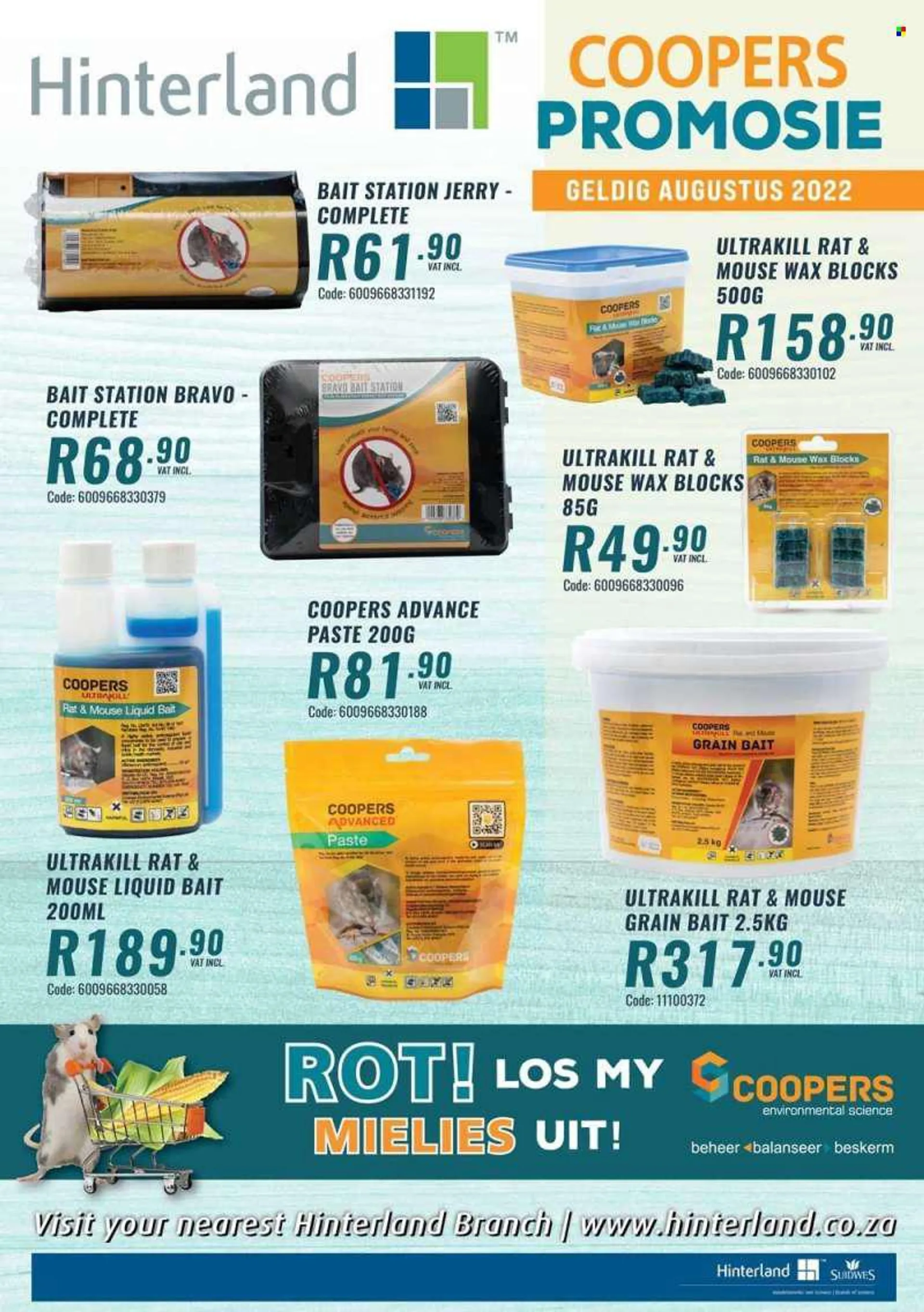 Hinterland catalogue  - 02/08/2022 - 31/08/2022 - Sales products - mouse. Page 1.