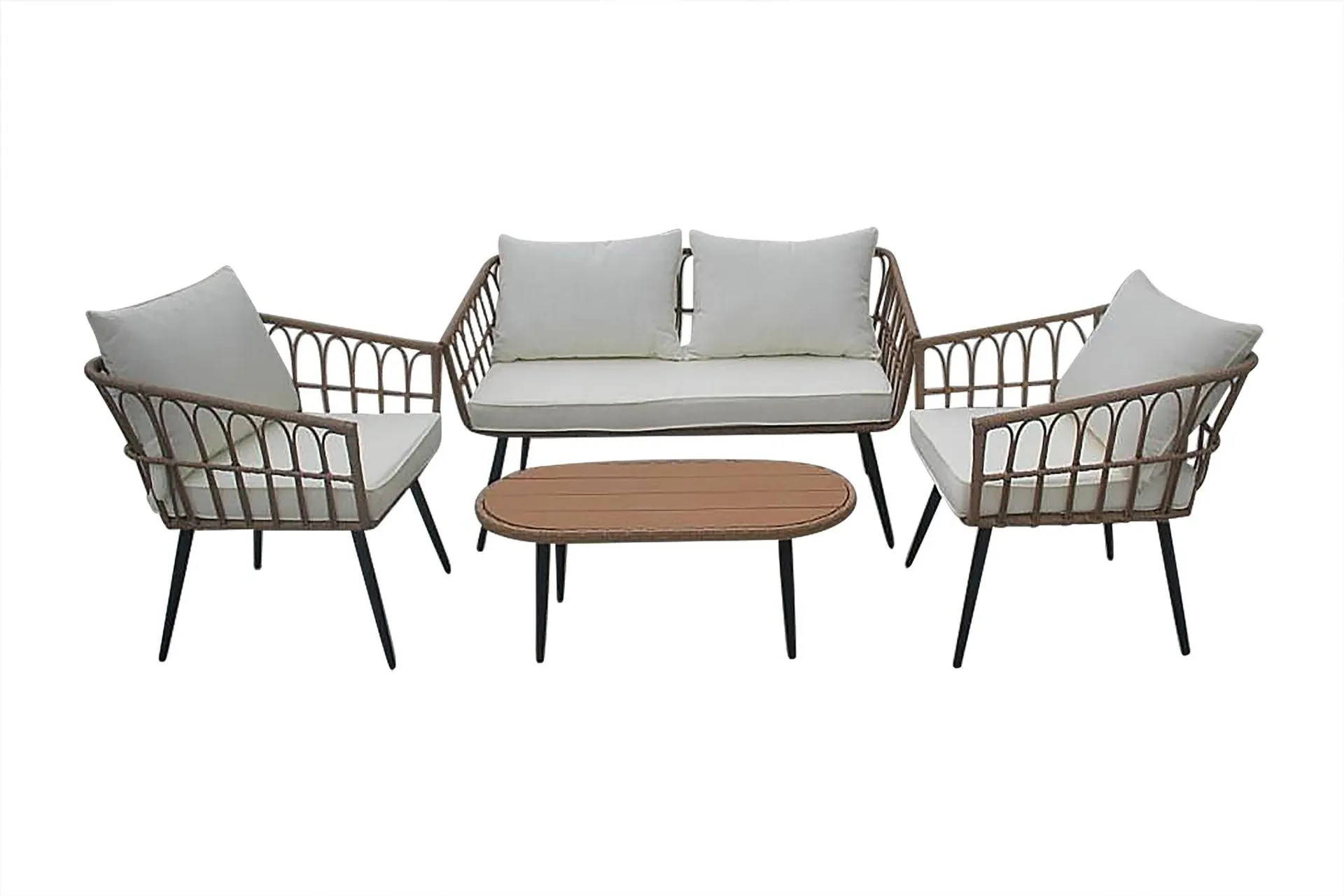 Jamaica Patio Set - 4pcs