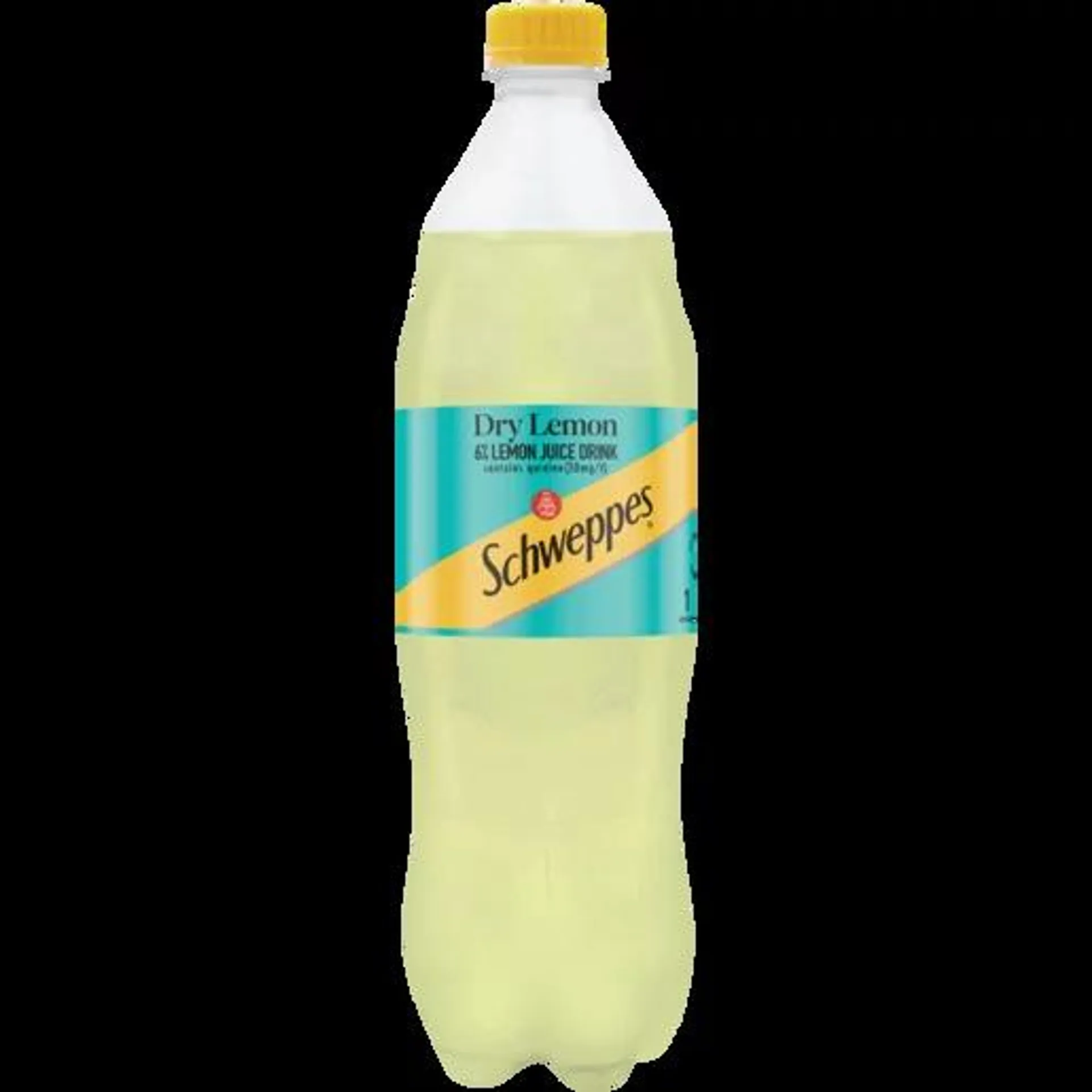 Schweppes Dry Lemon Soft Drink Bottle 1L