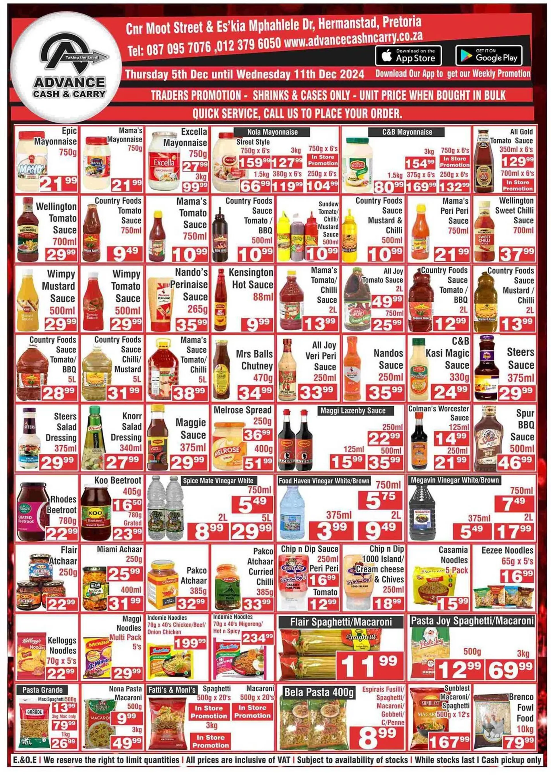 Advance Cash n Carry catalogue from 6 December to 11 December 2024 - Catalogue Page 4