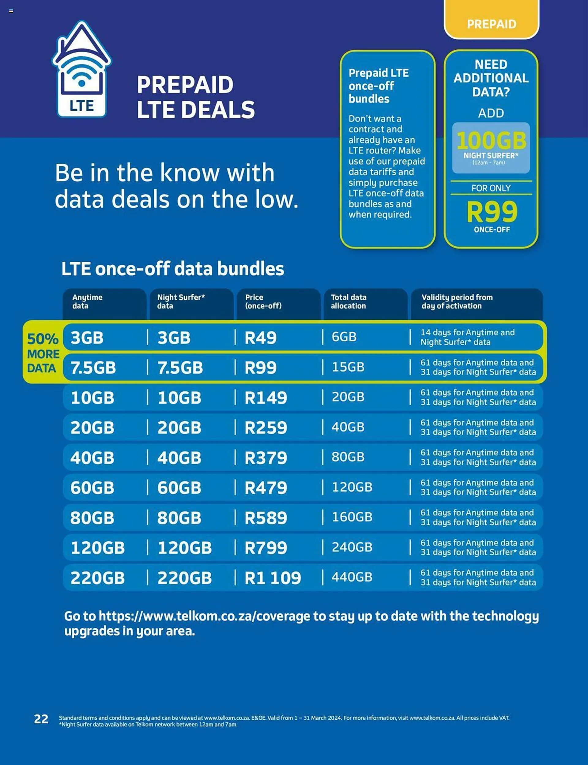 Telkom catalogue from 1 March to 31 March 2024 - Catalogue Page 22