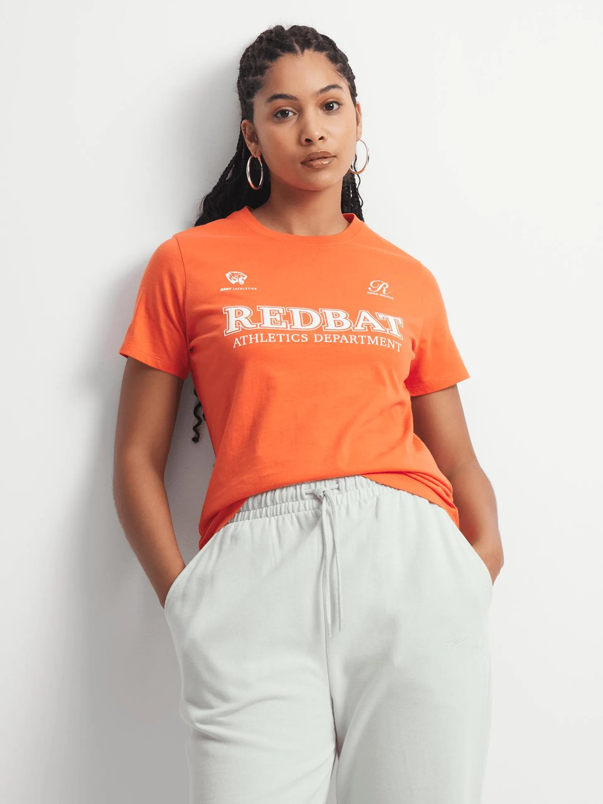 Redbat Athletics Women's Orange T-shirt