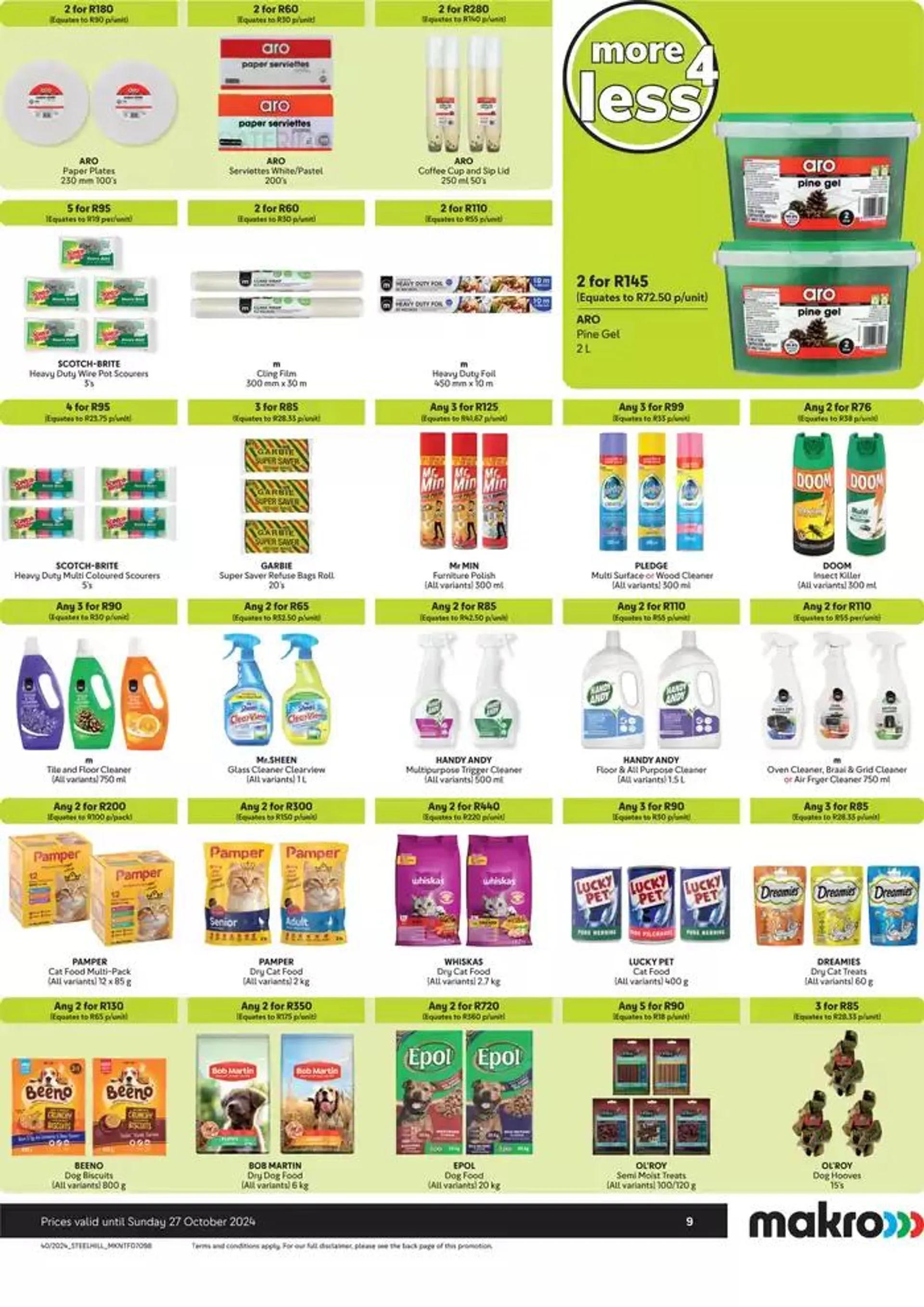 Makro : More 4 Less from 30 September to 27 October 2024 - Catalogue Page 9