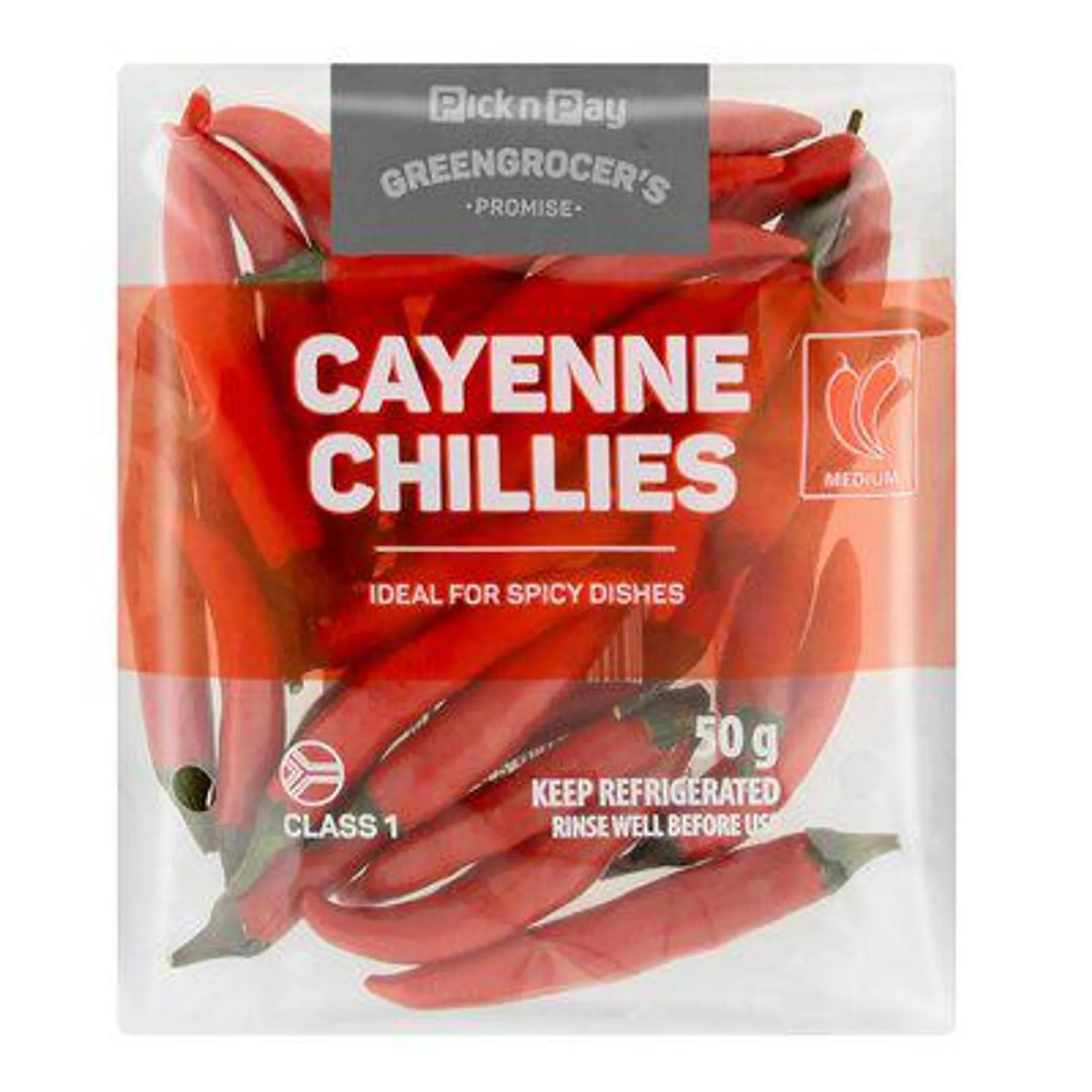 PnP Cayenne Chillies 50g