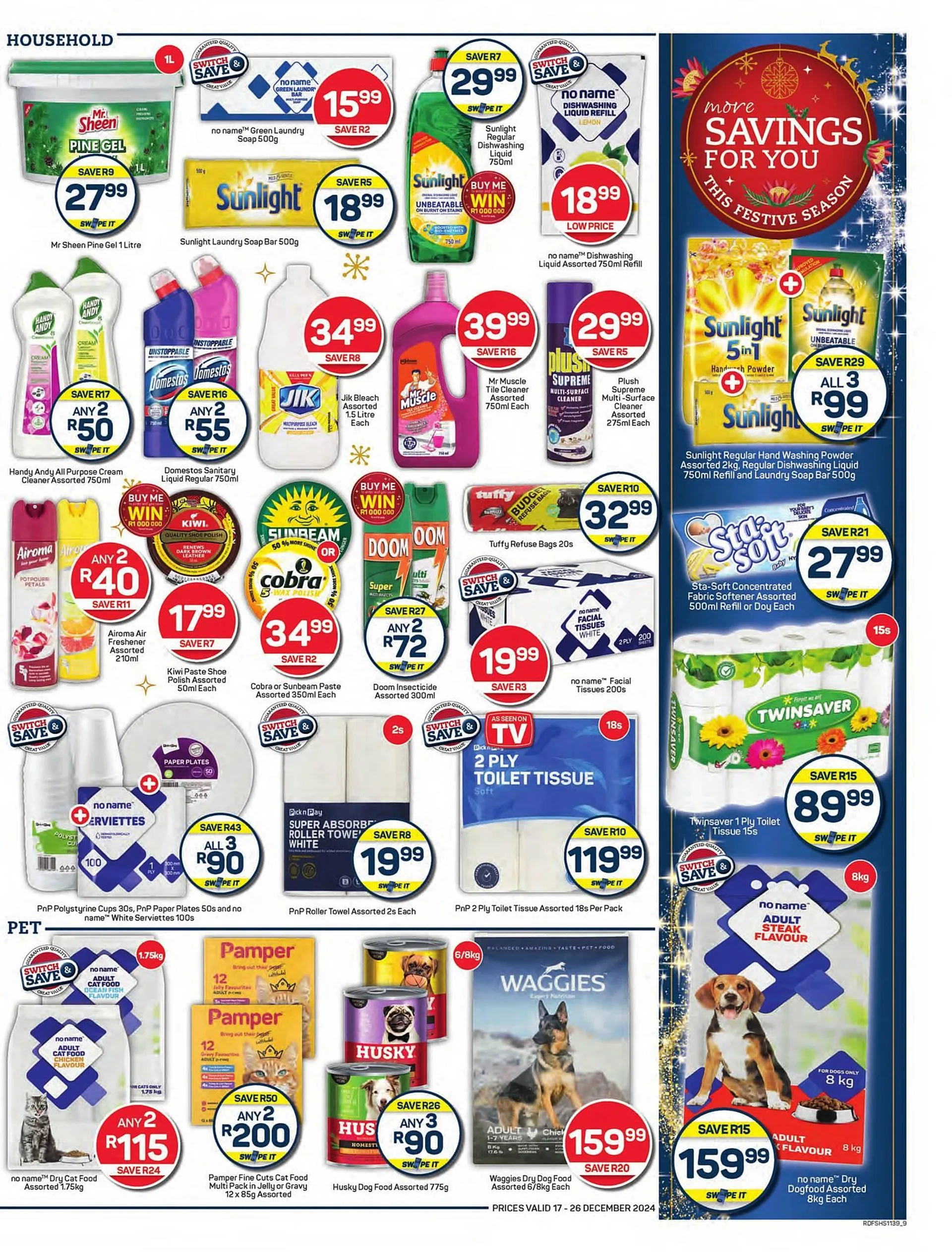 Pick n Pay catalogue from 17 December to 26 December 2024 - Catalogue Page 9