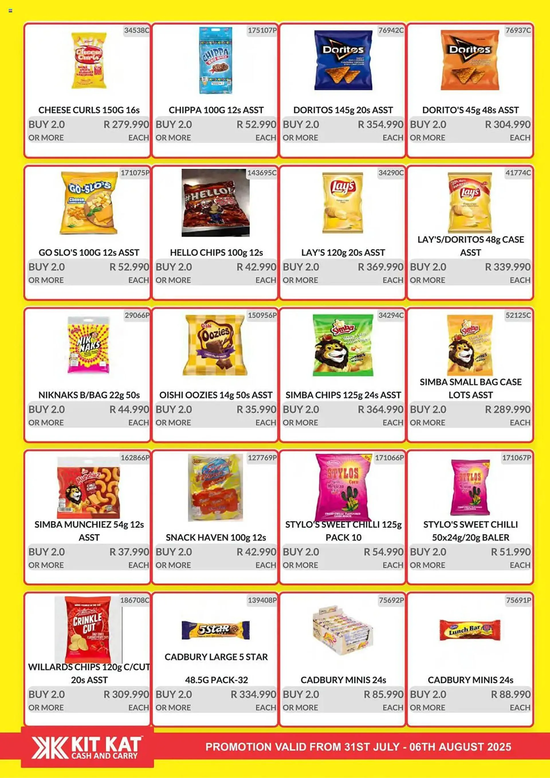 KitKat Cash and Carry catalogue from 31 July to 6 August 2025 - Catalogue Page 1