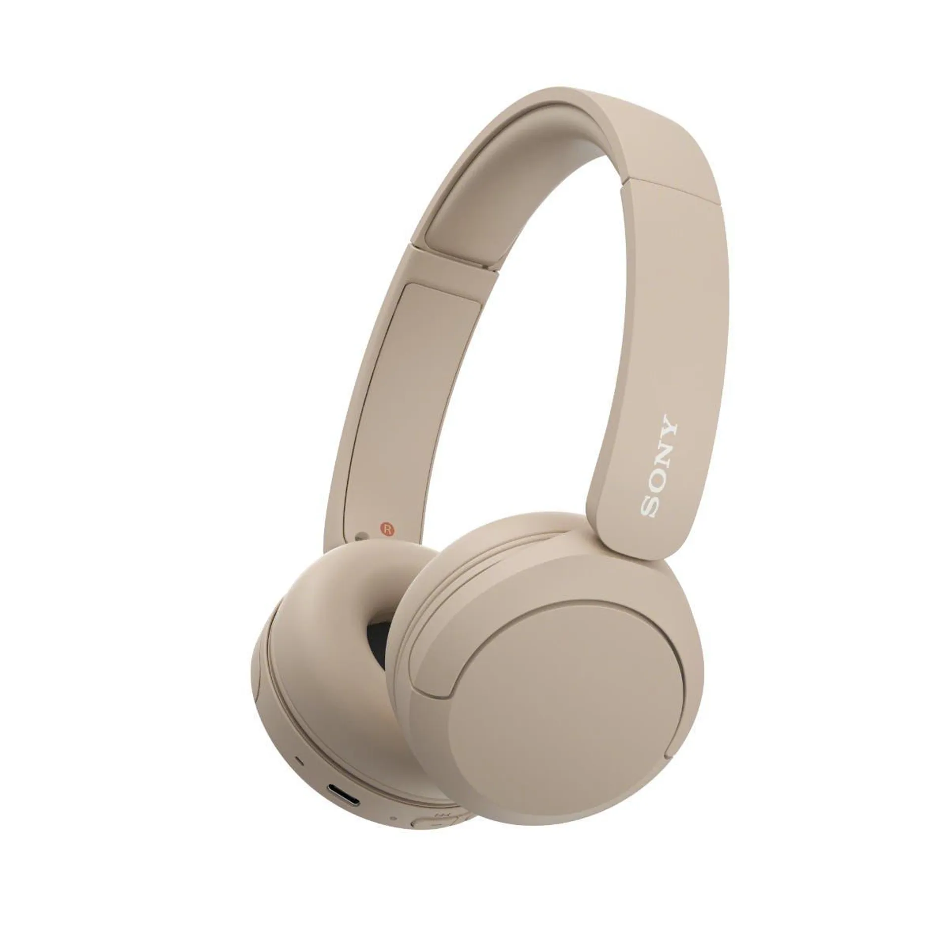 Sony WH-CH520 Bluetooth On-Ear Headphones - Beige