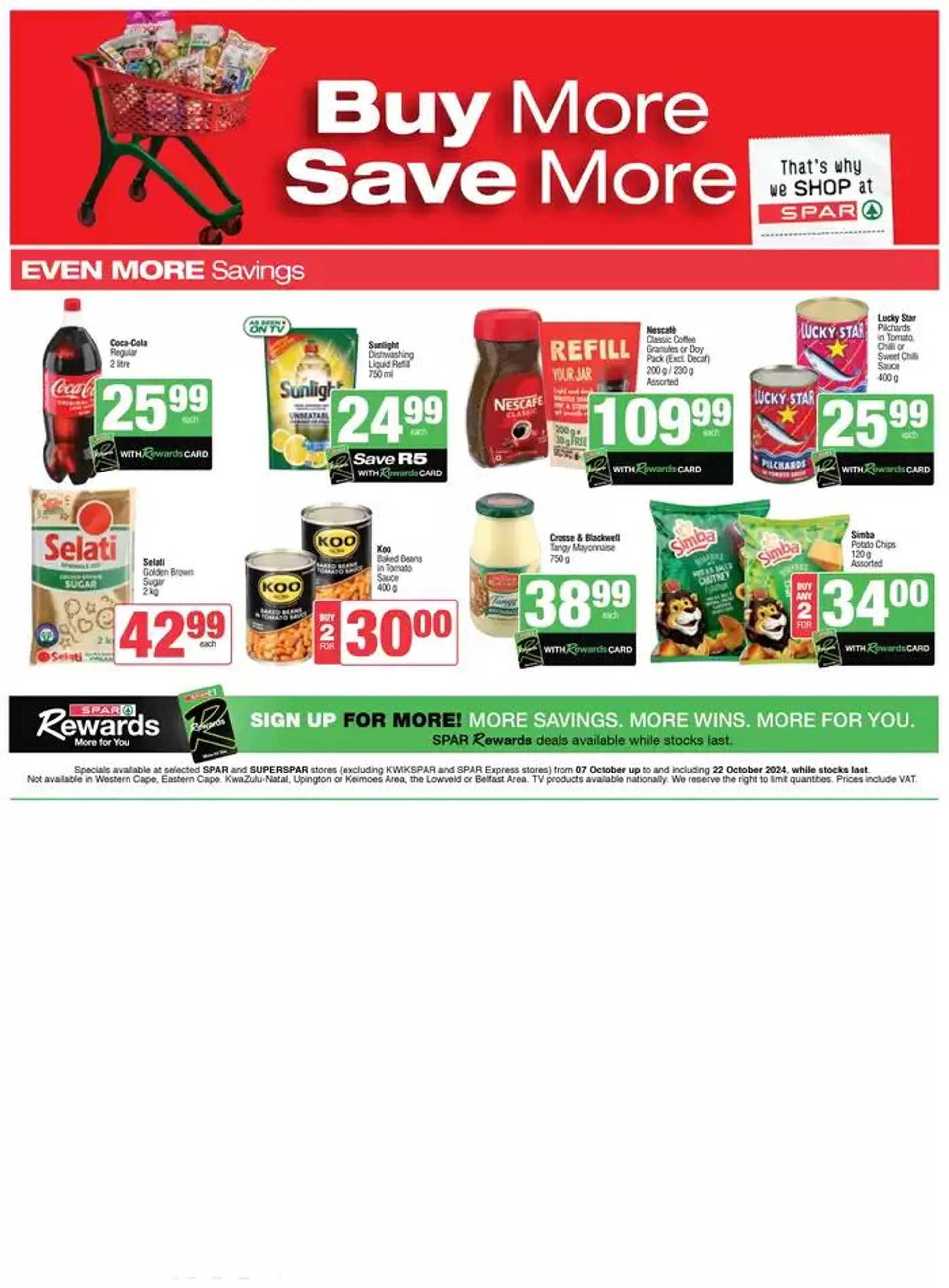 Specials Spar from 7 October to 22 October 2024 - Catalogue Page 8