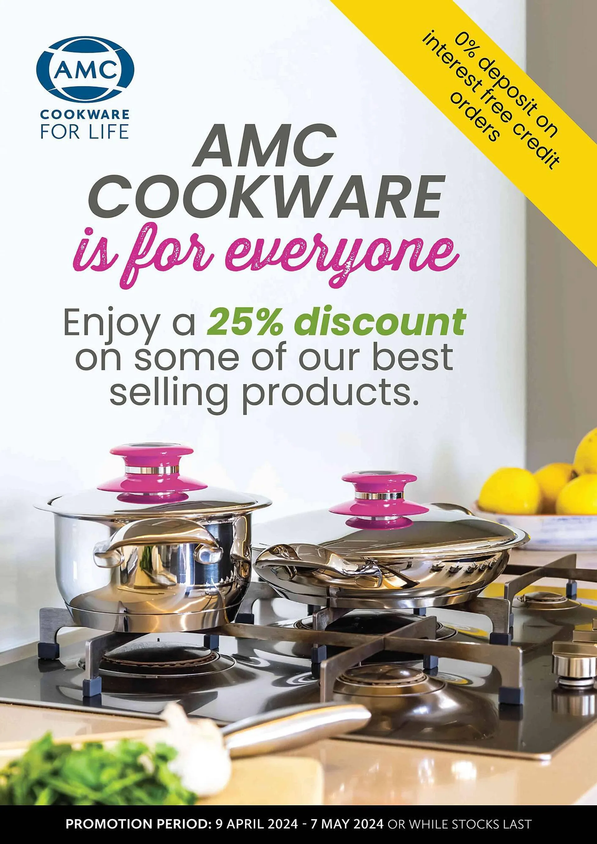 AMC Cookware catalogue - 9 April 7 May 2024