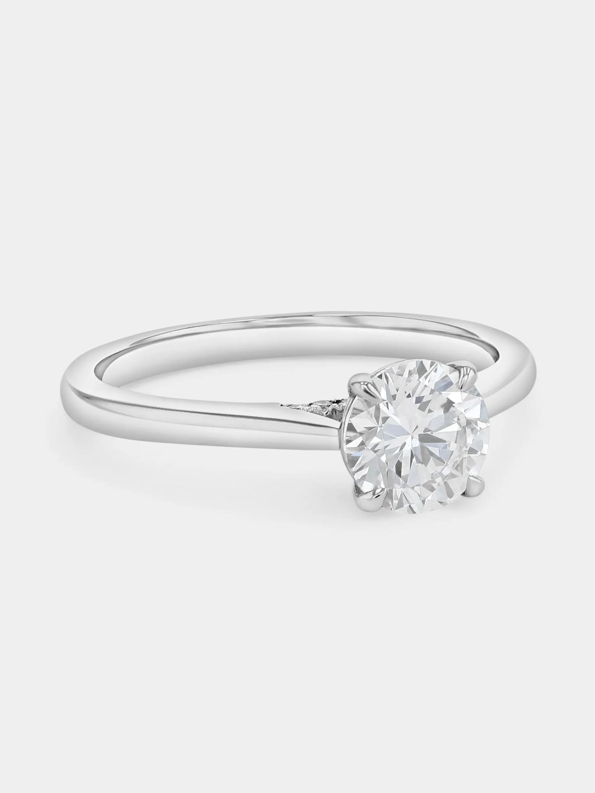 White Gold 0.90ct Lab Grown Diamond Solitaire Ring