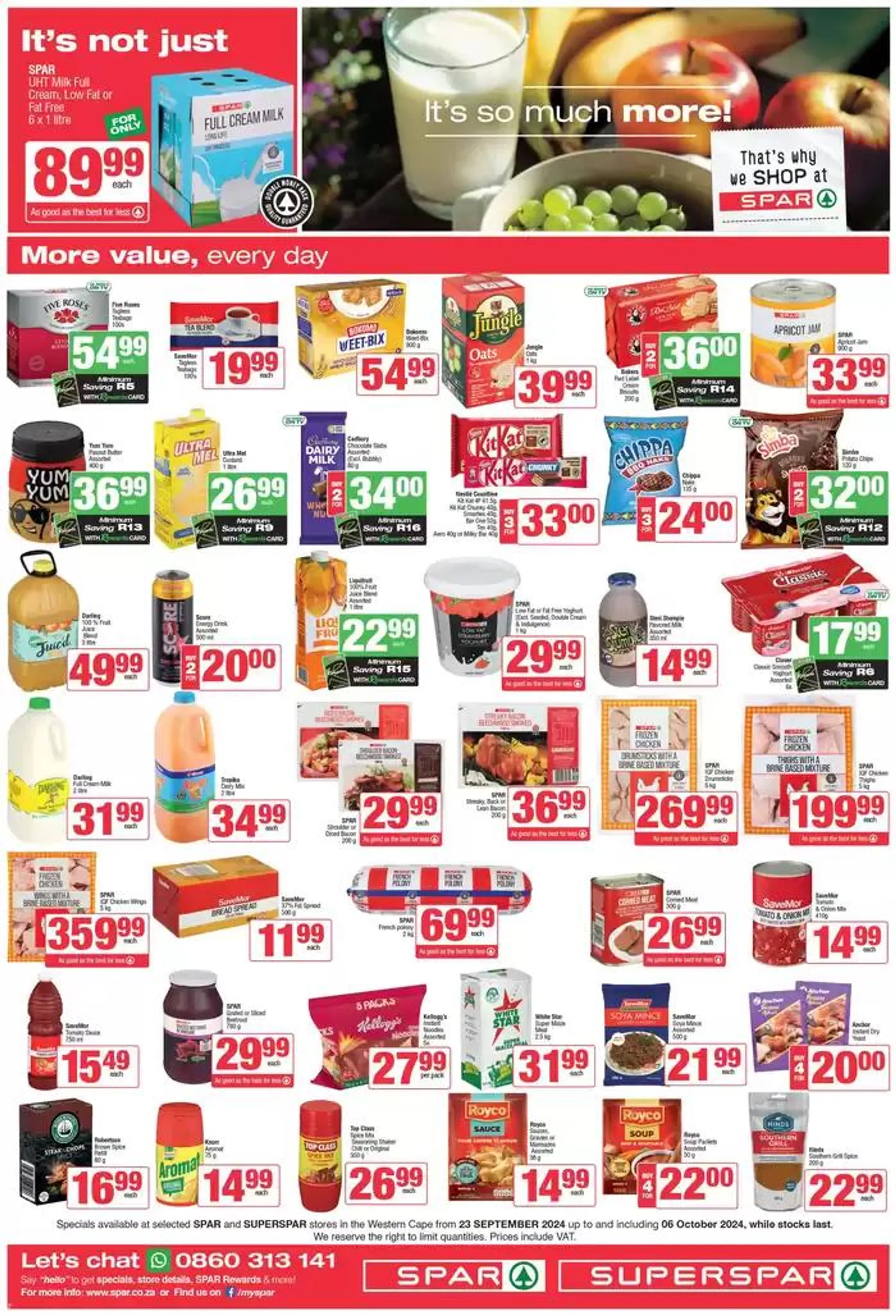 Specials SuperSpar from 24 September to 6 October 2024 - Catalogue Page 2