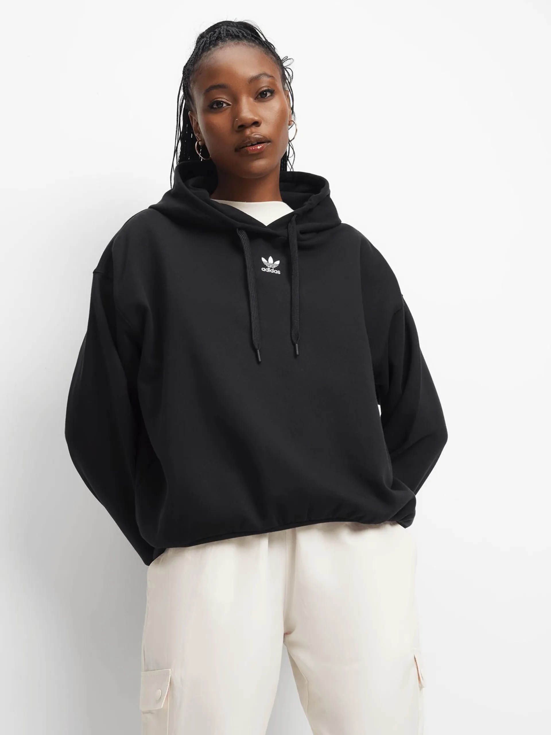 adidas Originals Women's Essential Black Hoodie