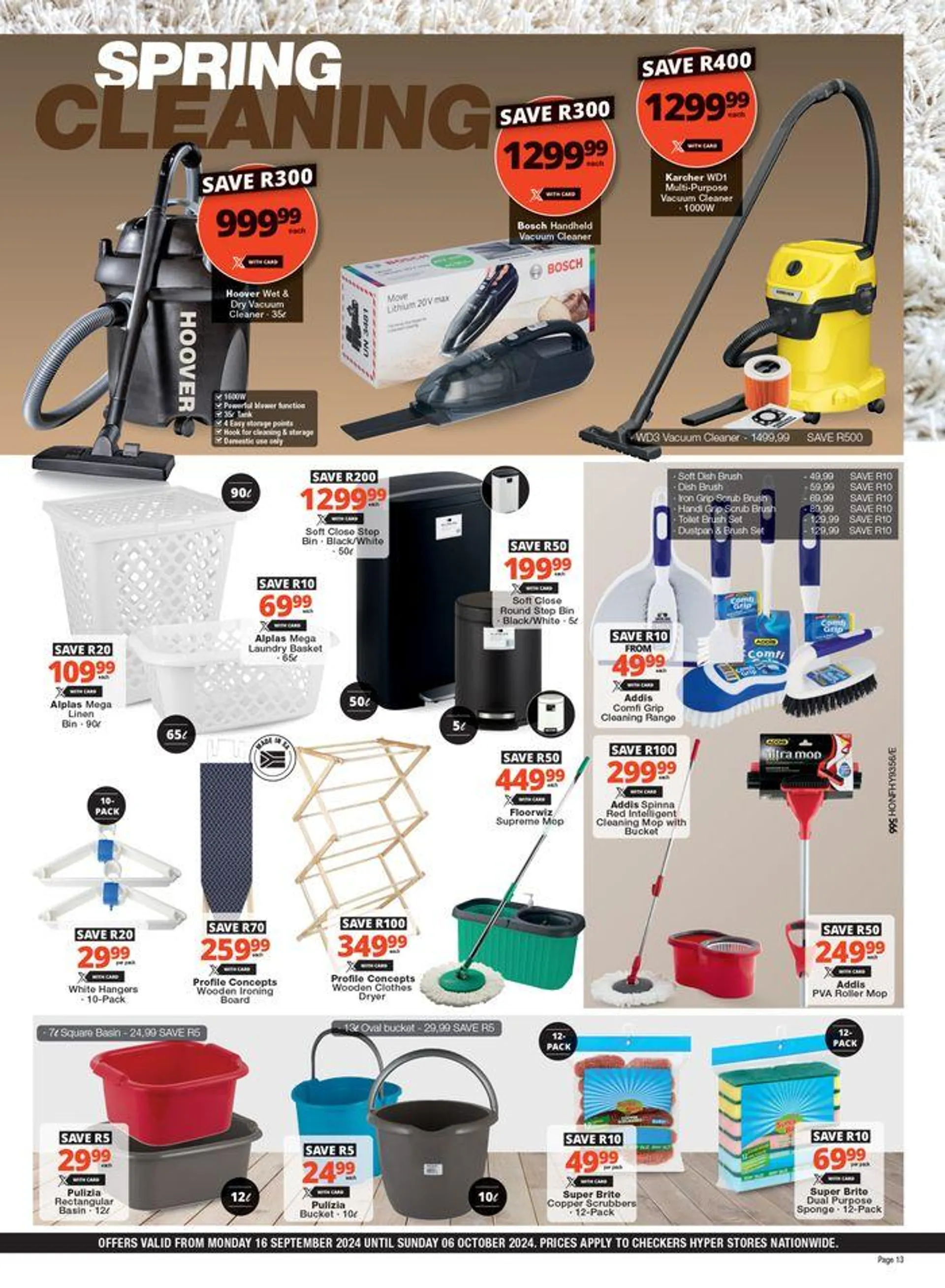 Checkers Hyper Spring DIY Promotion from 16 September to 6 October 2024 - Catalogue Page 13