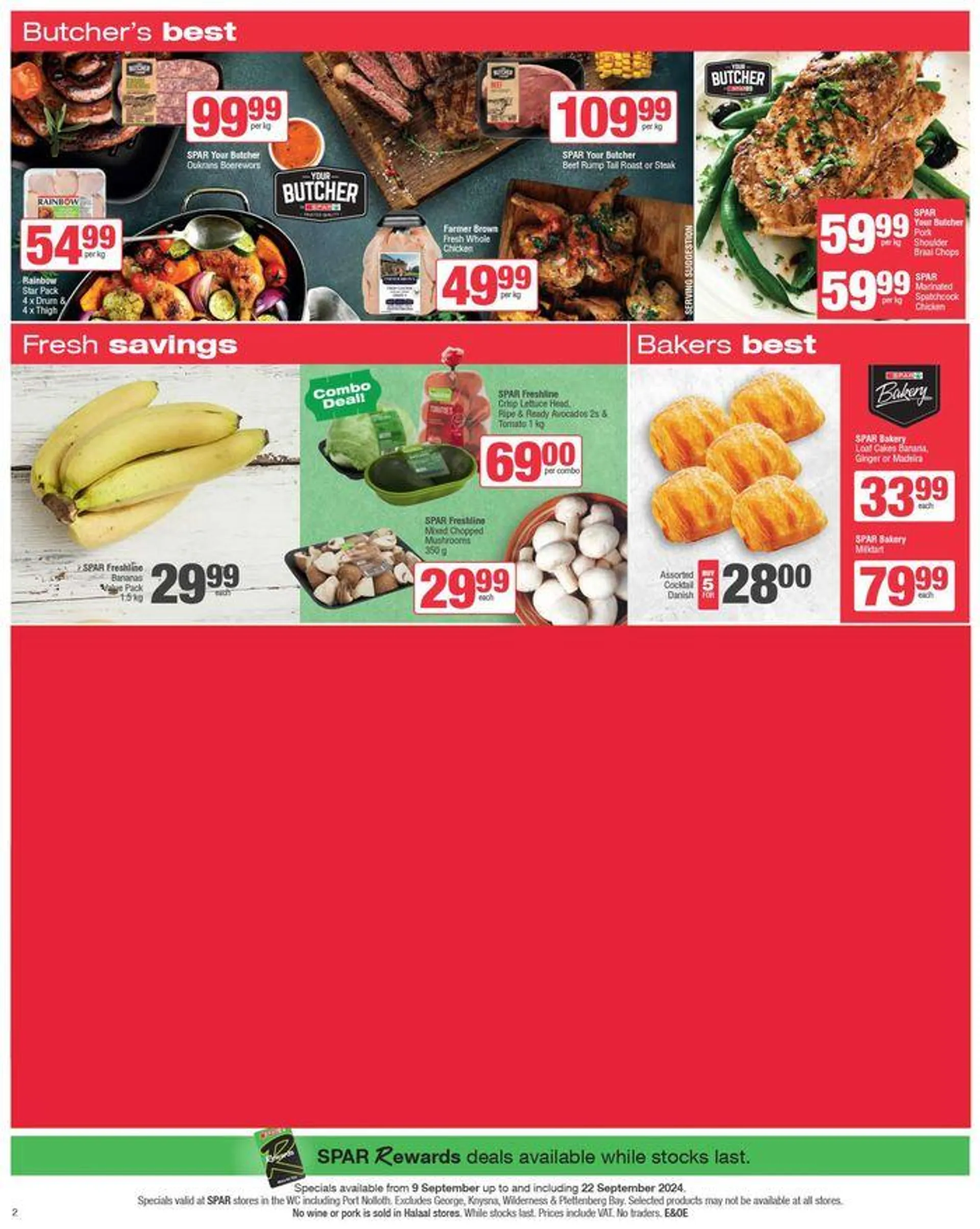 Specials Spar from 13 September to 22 September 2024 - Catalogue Page 2